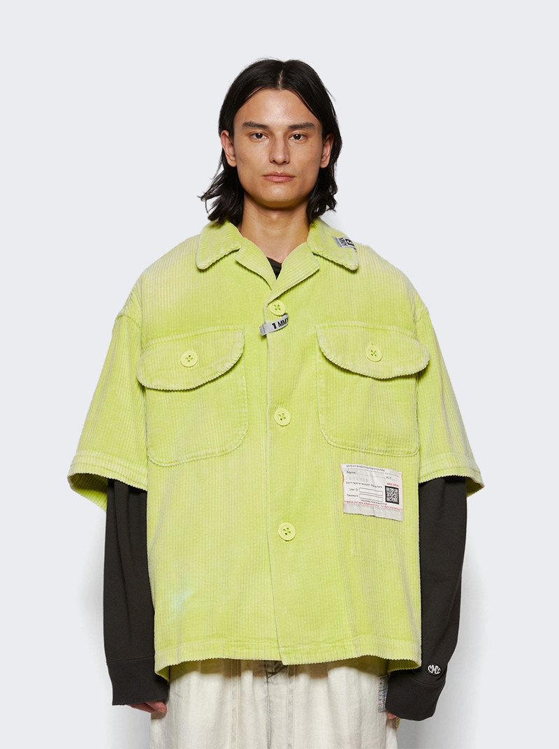 Maison MIHARAYASUHIRO Amateur Sewn Short Sleeves Shirt Yellow outlook