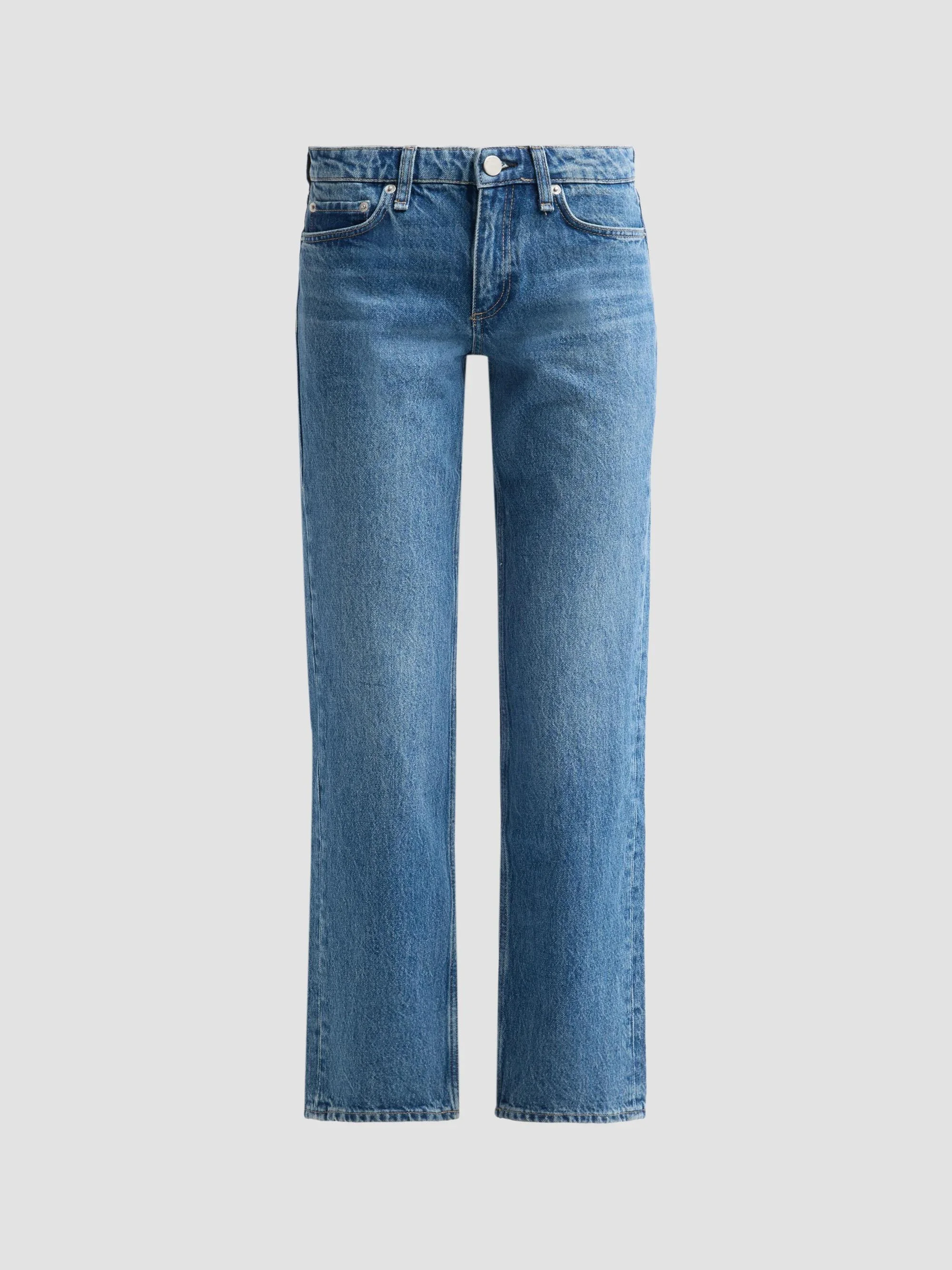 Women's Harlow Low-Rise Straight-Leg Jeans - Candice - 1