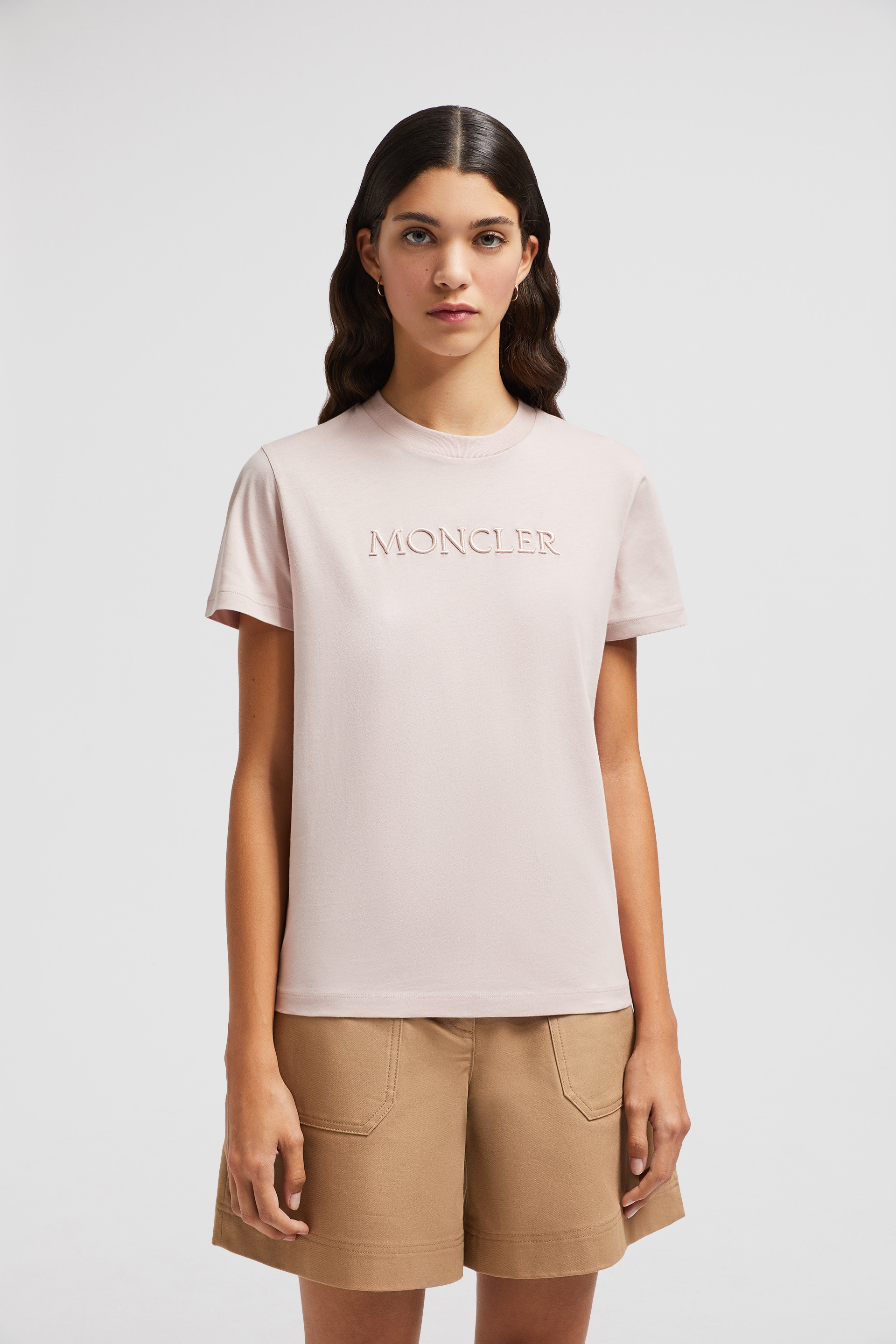 Embroidered Tonal Logo Cotton T-Shirt - 3