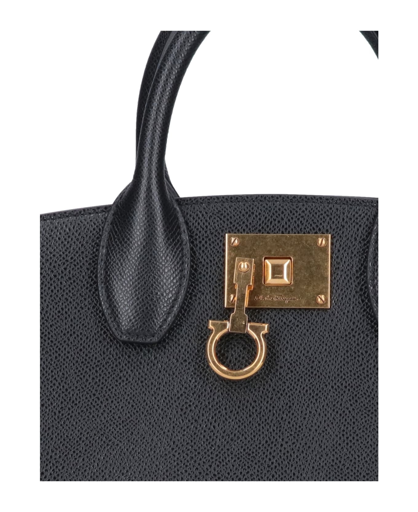 'studio Box' Top Handle Bag - 4