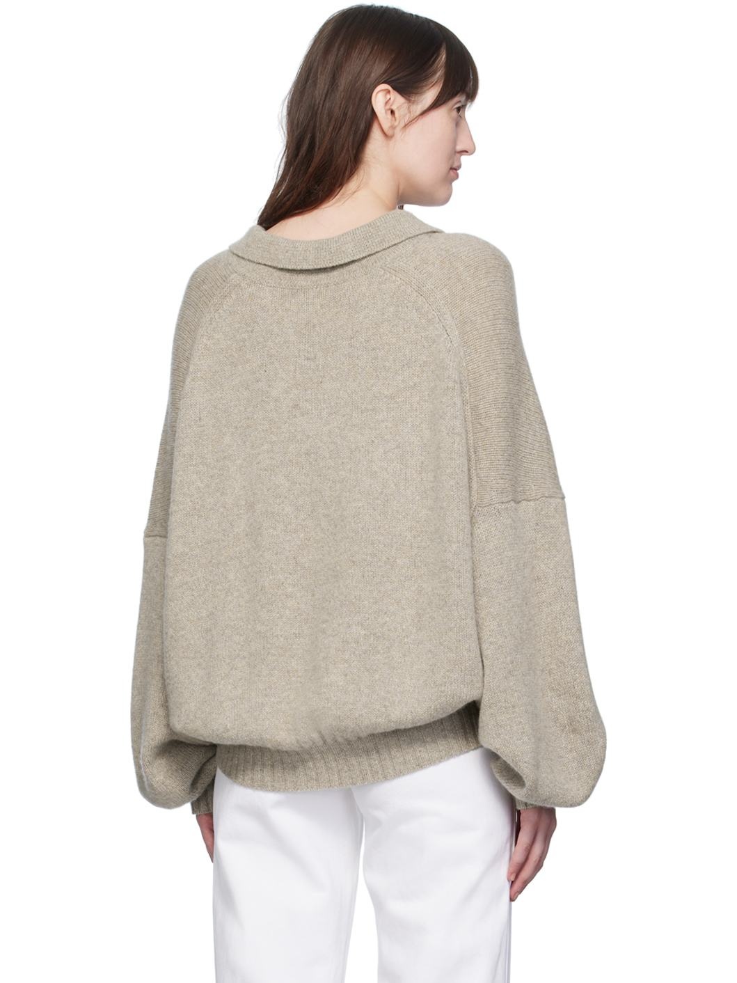 Beige 'The Rene' Sweater - 3