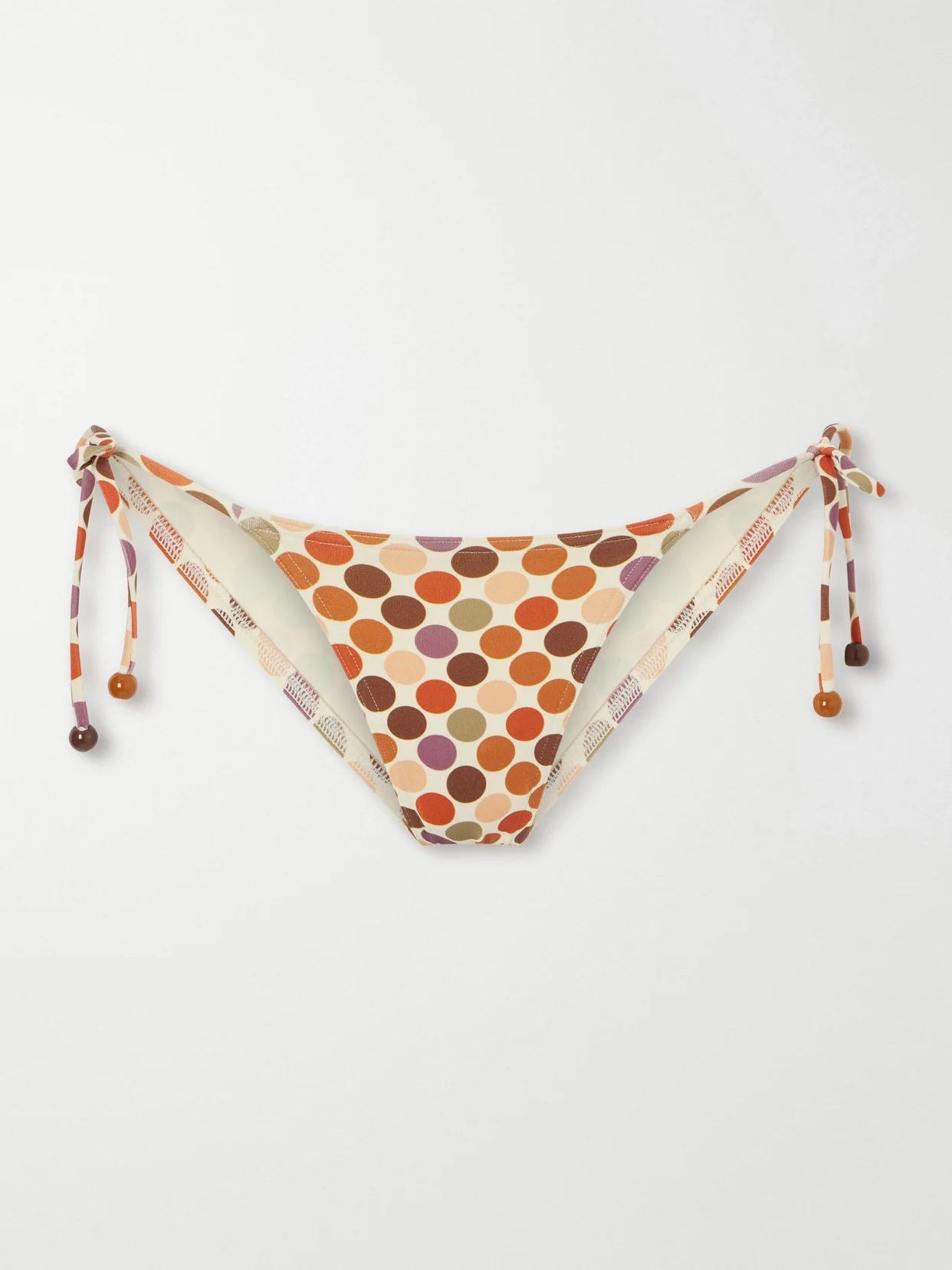 Lou Lou Polka-dot Print Bikini Briefs - 1