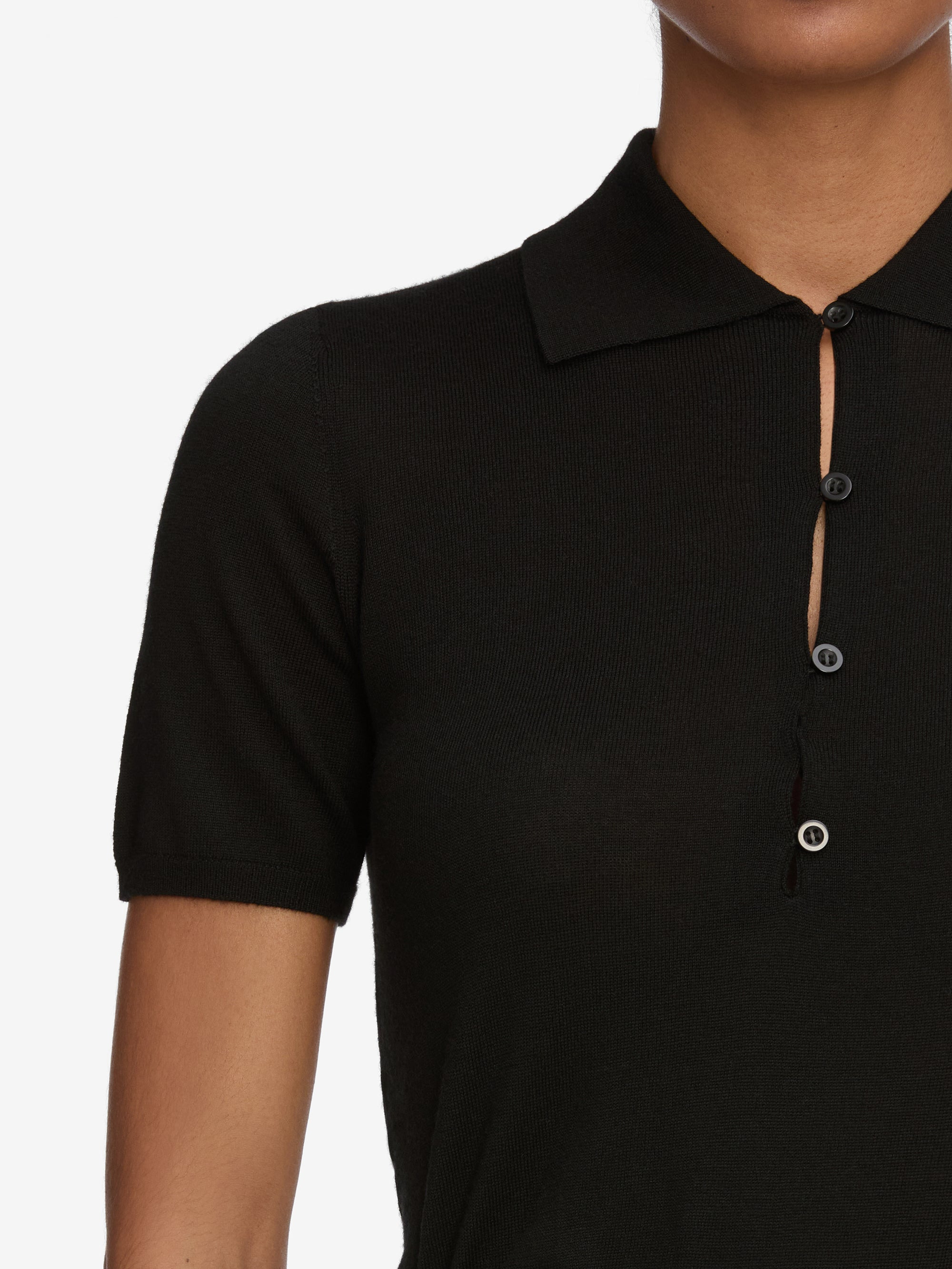 The Smart Polo in Black - 4