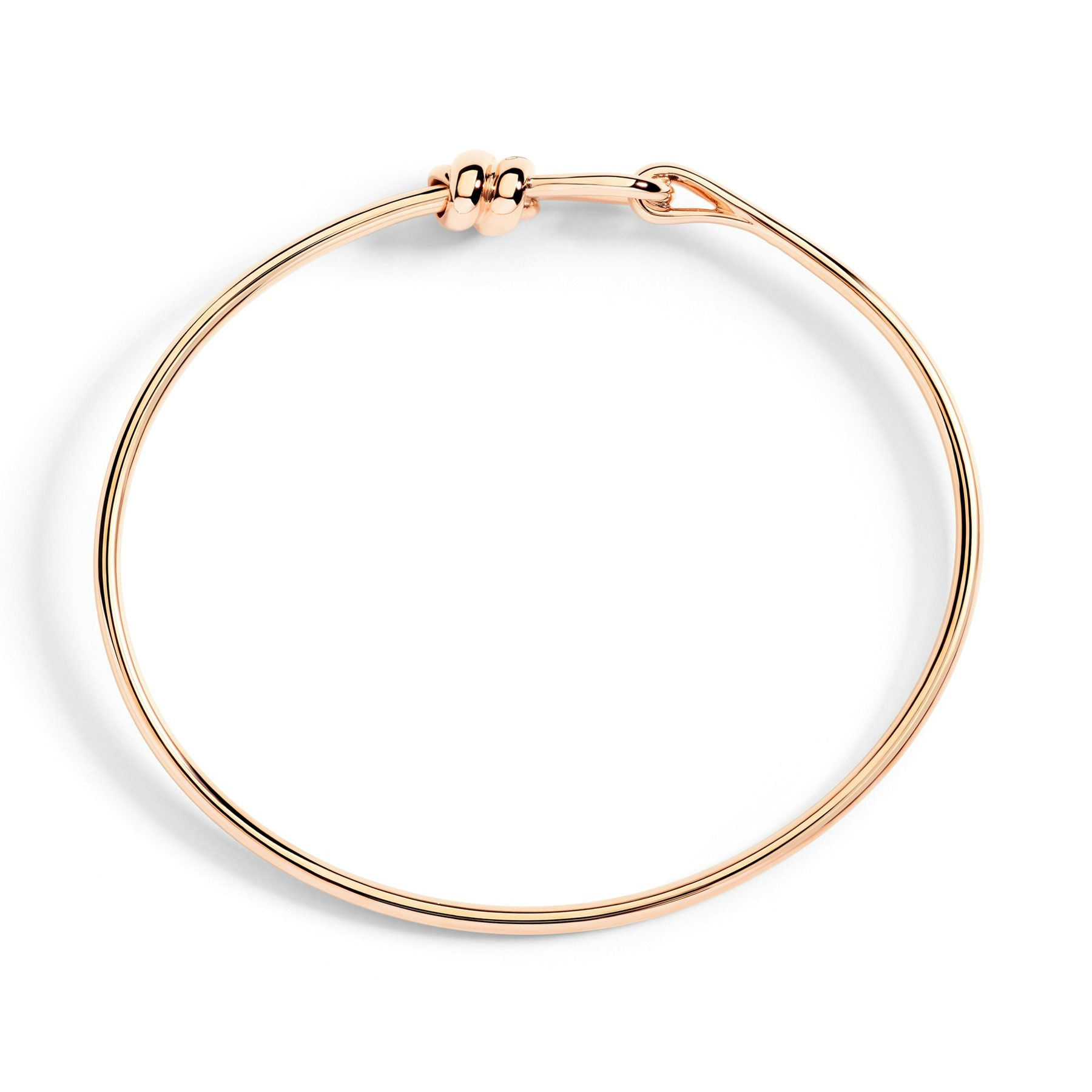 ROSE GOLD NODO BANGLE BRACELET - 2