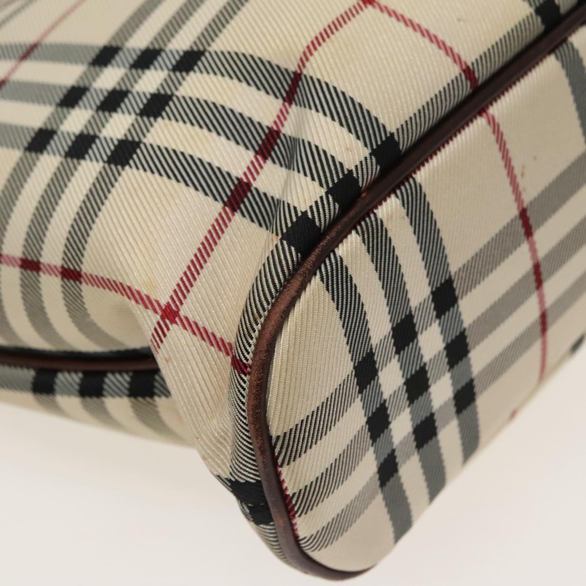 Burberry Nova Check Tote Bag Canvas Beige Brown - 11