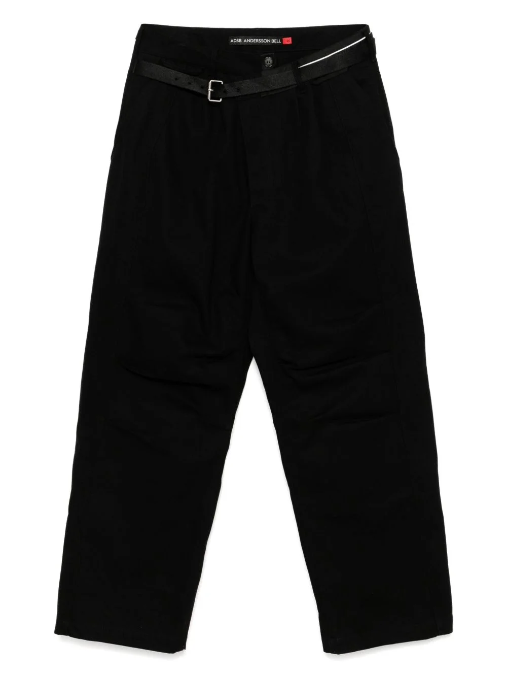 cross-over wide jeans - 1