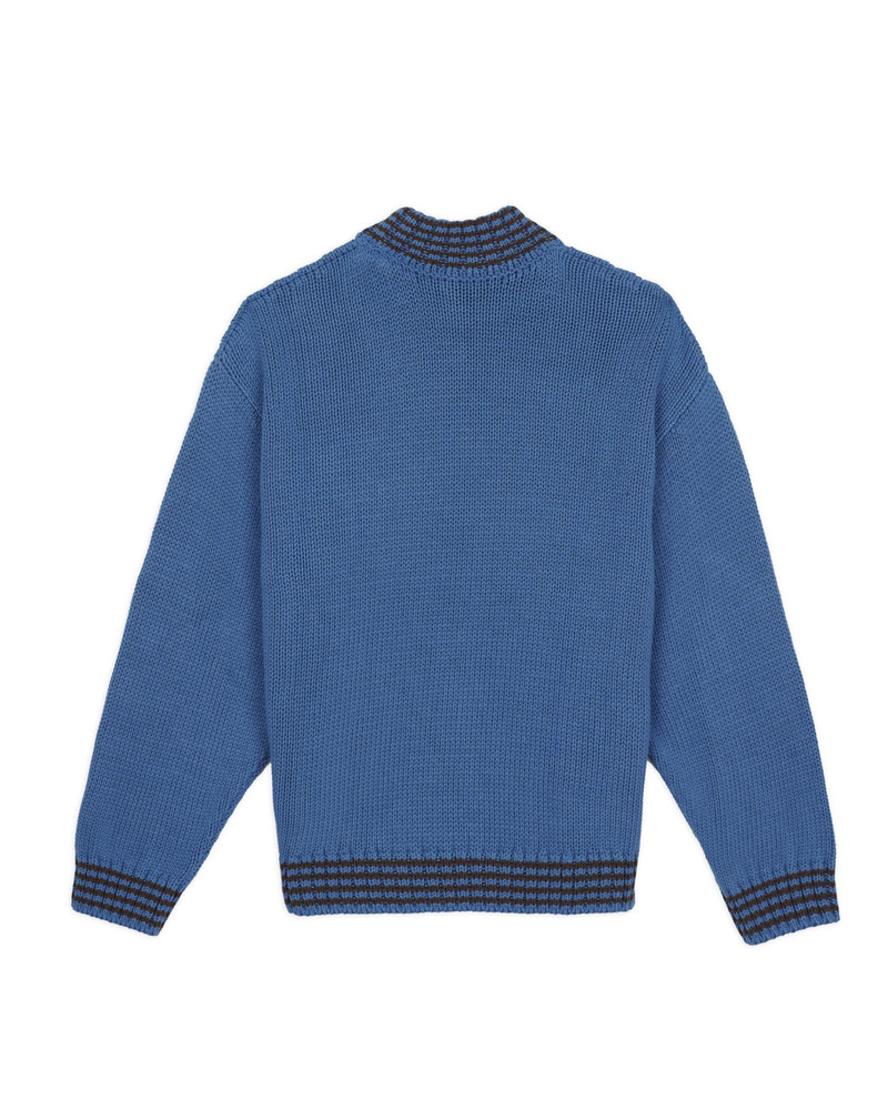 BRAIN DEAD Turtle Neck Sweater - Blue outlook