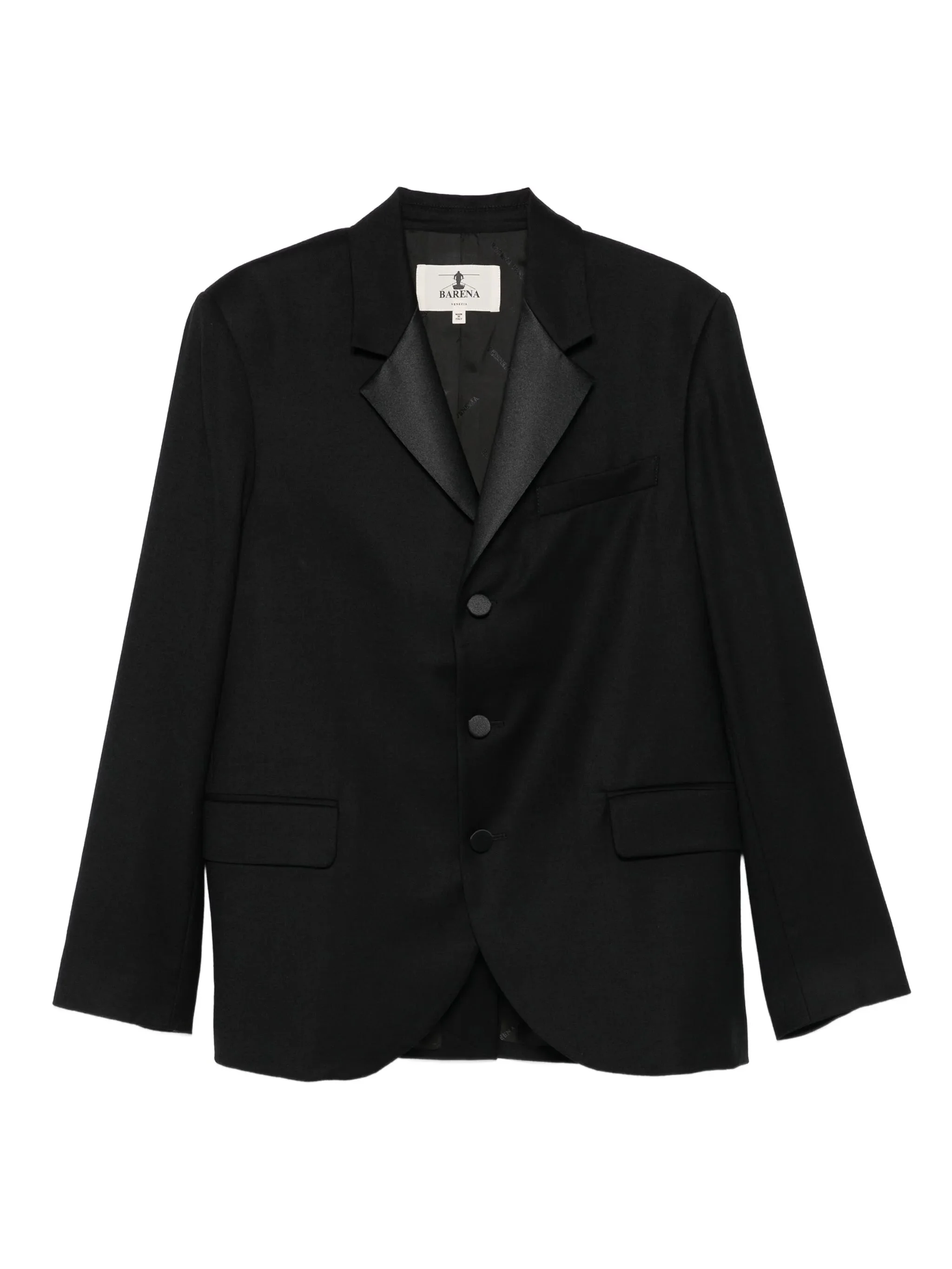 Barena Satin-lapel Three-button Blazer - 1