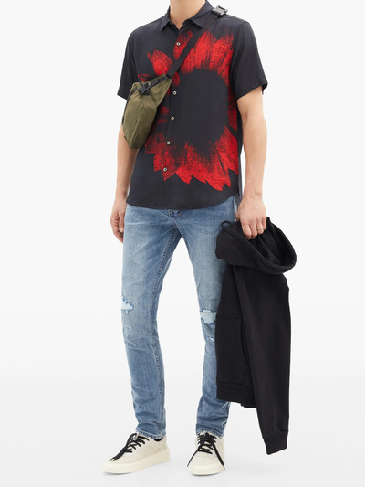 Ksubi Dazed floral-print twill shirt outlook