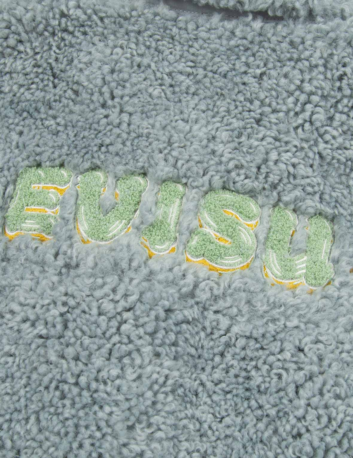 LOGO APPLIQUÉ SHERPA SHIRT JACKET - 7