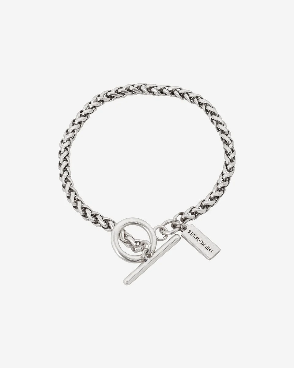 MEDIUM SILVER CHAIN BRACELET - 1