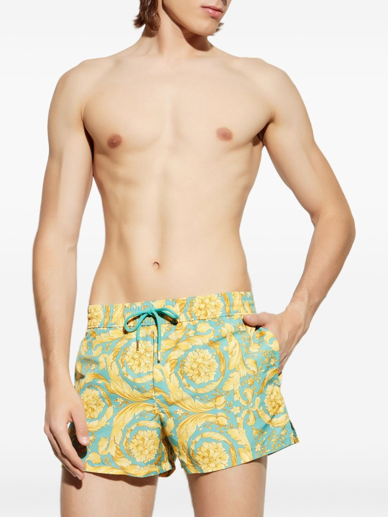 VERSACE Barocco-print swim shorts outlook