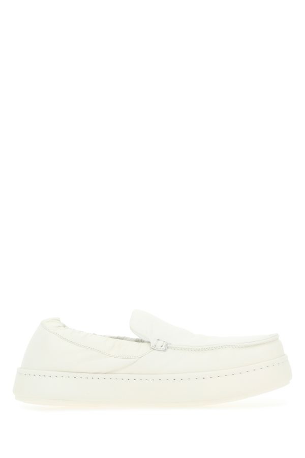 ZEGNA MAN White Nappa Leather Loafers - 1