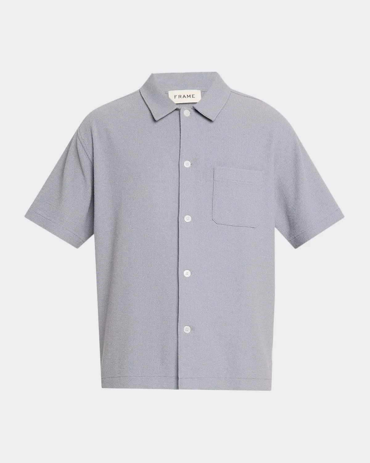 Men's Drop Shoulder Cotton-Blend Shirt - 1