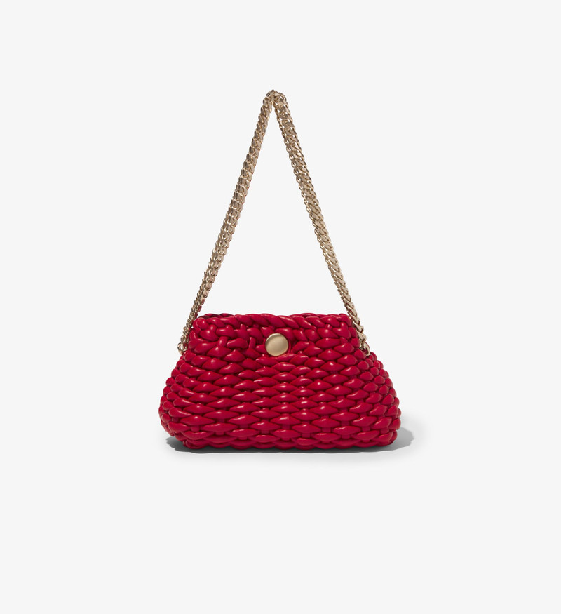 Small Woven Leather Chain Tobo Bag 1