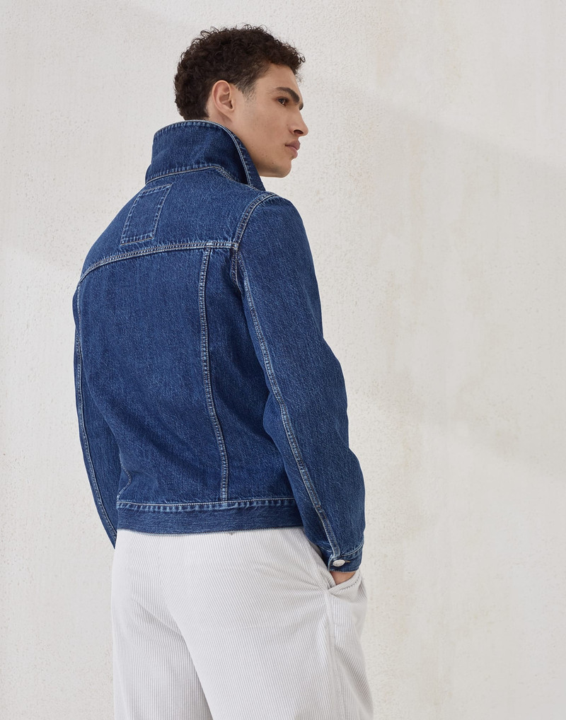 Brunello Cucinelli Denim outerwear jacket outlook