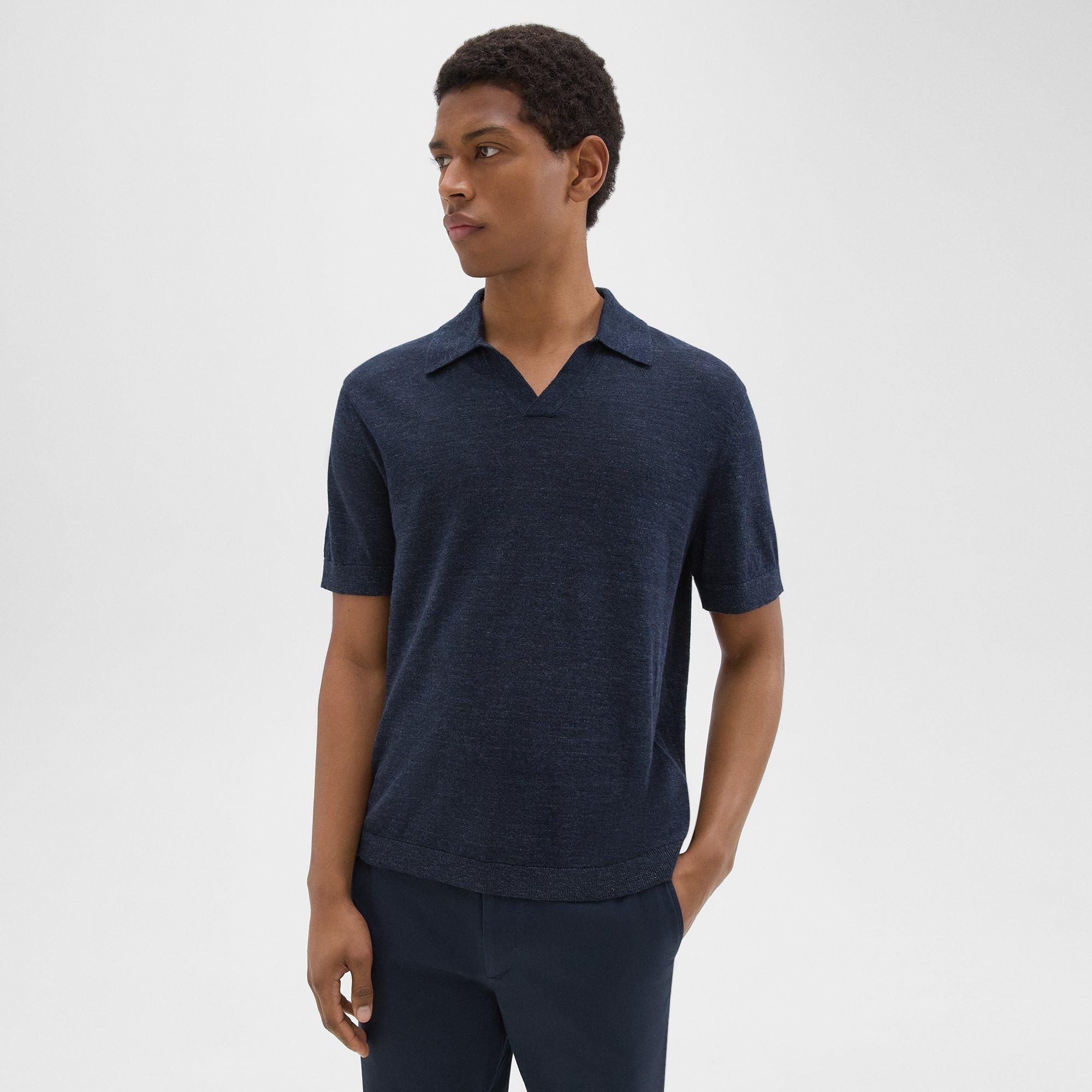 Brenan Polo Shirt in Cotton-Linen - 3