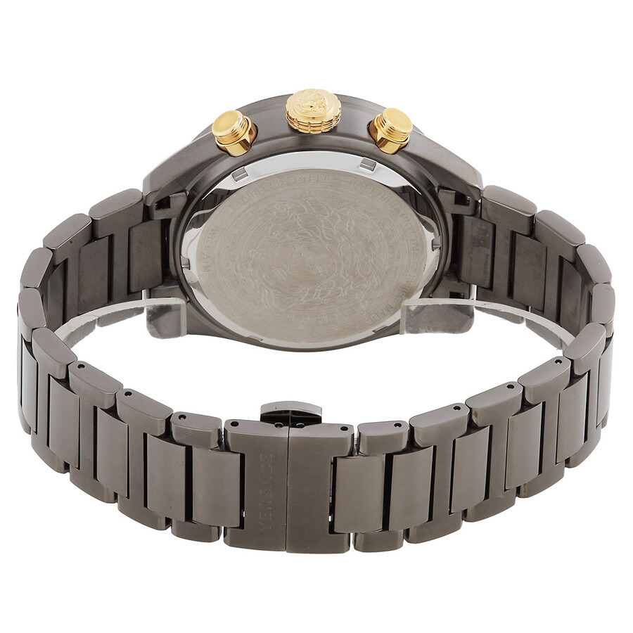 Versace Greca Dome Chronograph Quartz Black Dial Men's Watch VE6K00623 - 3
