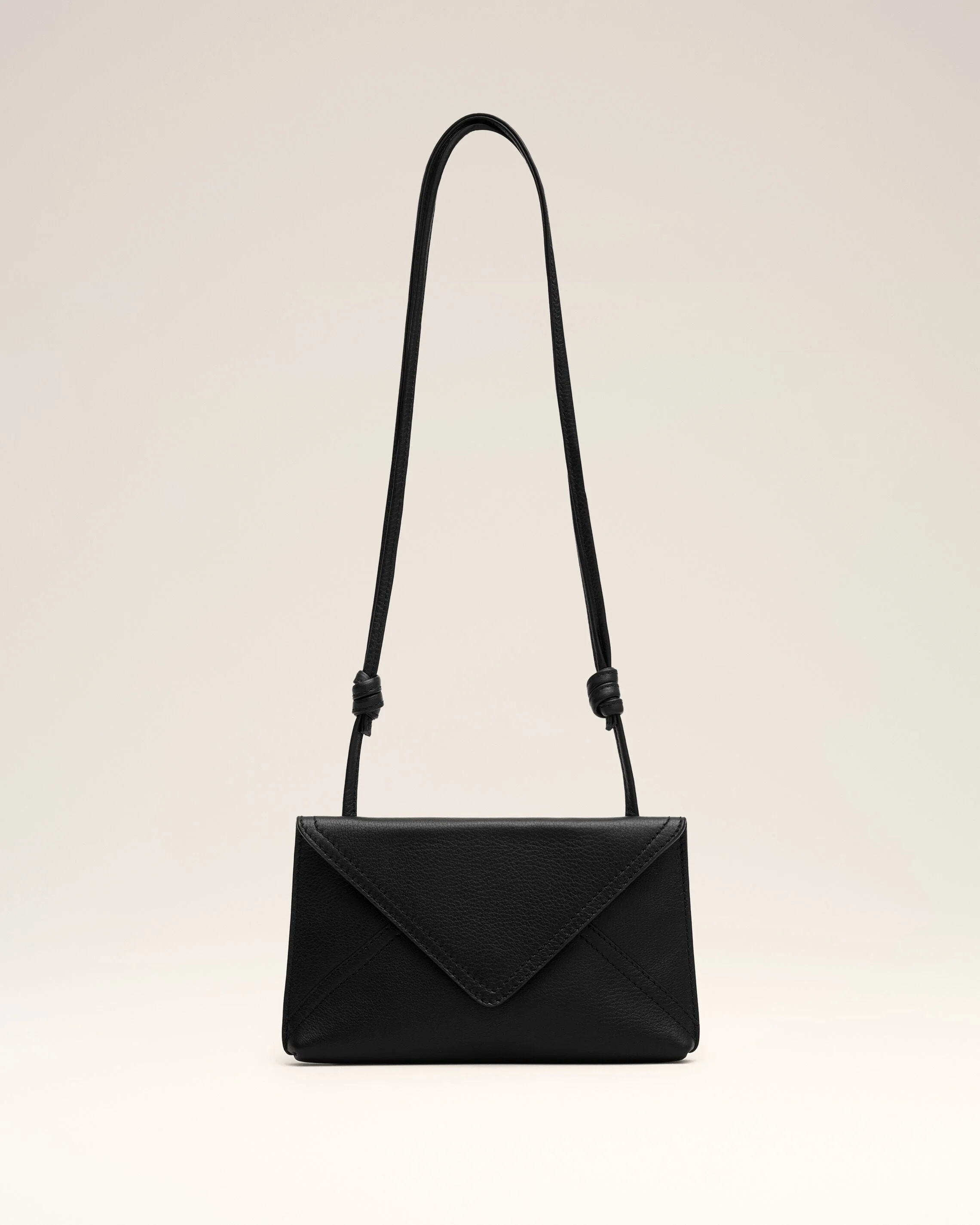 BLACK ETIENNE TAURILLON LEATHER ENVELOPE PHONE HOLDER - 1