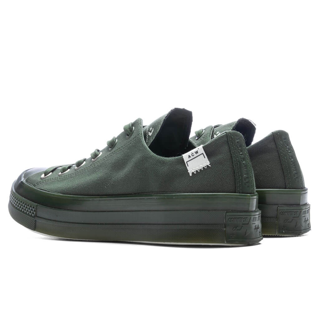 CONVERSE X A-COLD-WALL CHUCK 70 OX - RIFLE GREEN/SILVER BIRCH - 3