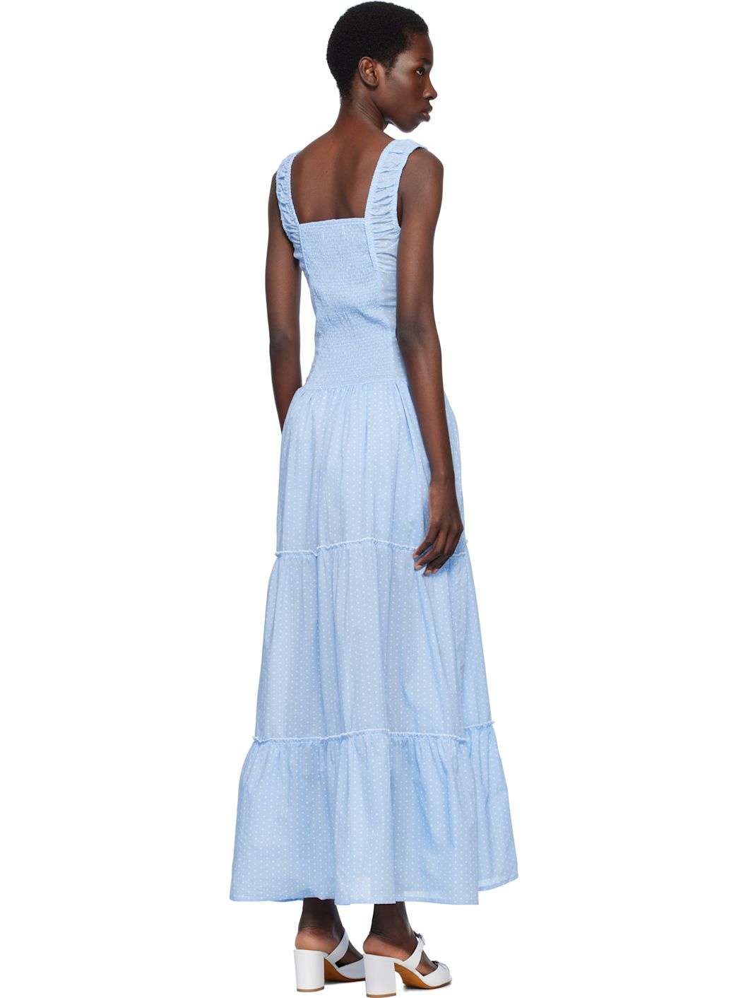 Blue Christabelle Polka Dot Maxi Dress - 3