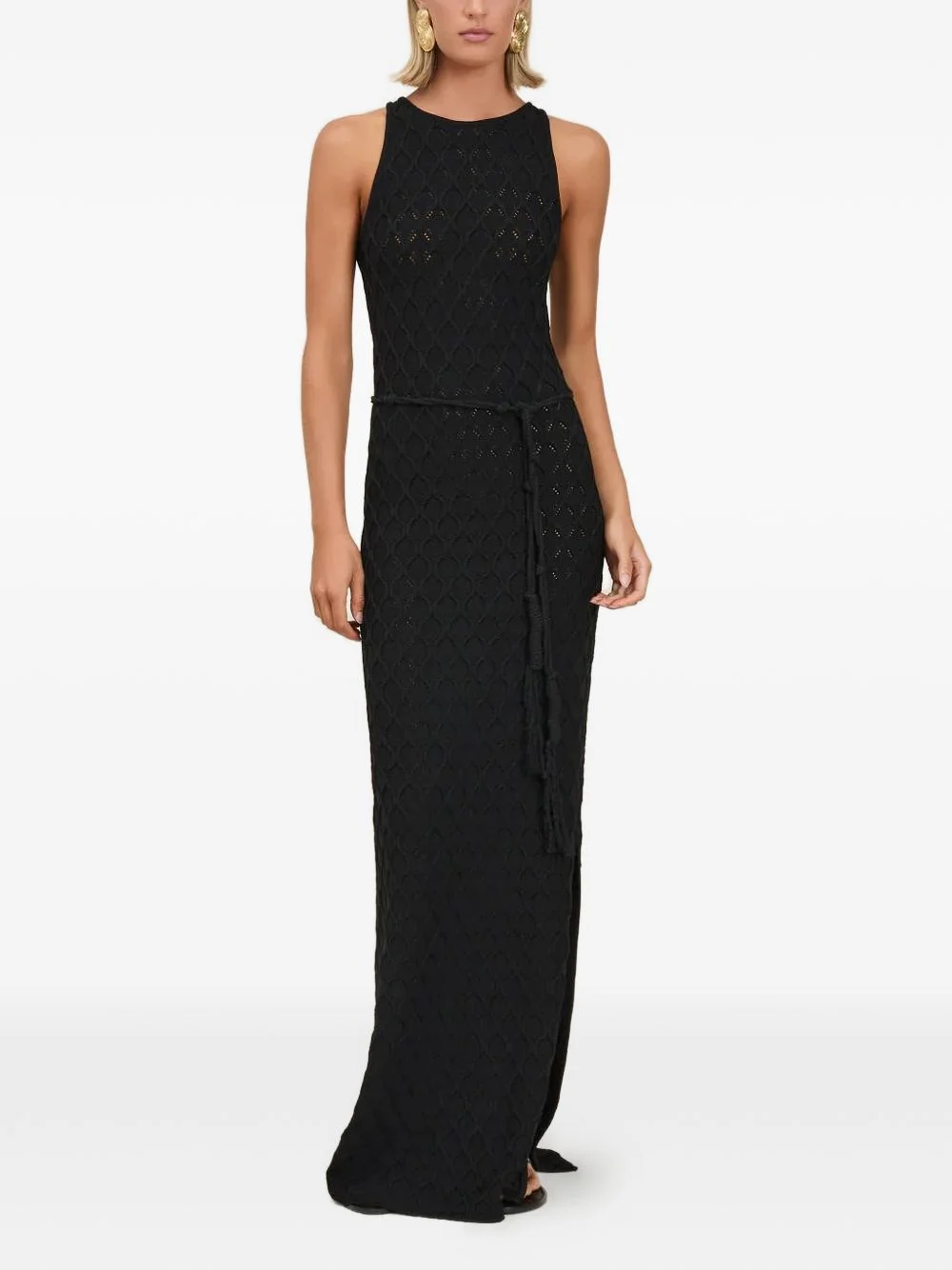 Nova open-back belted dress - 1