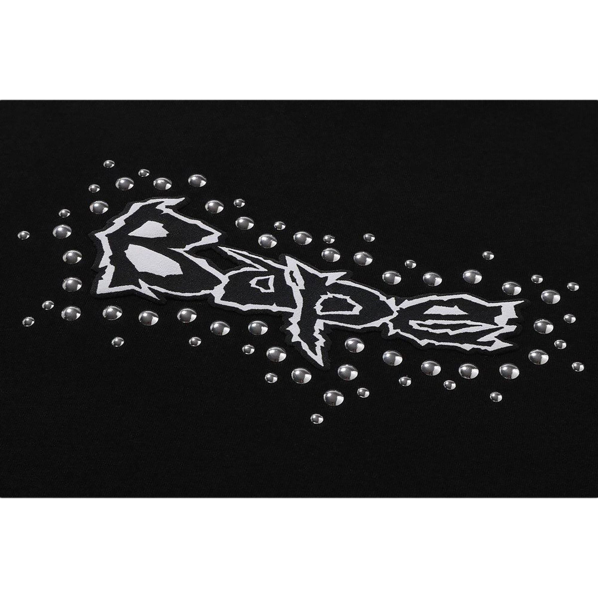 BAPE Studs Logo Relaxed Fit Tee 'Black' - 2
