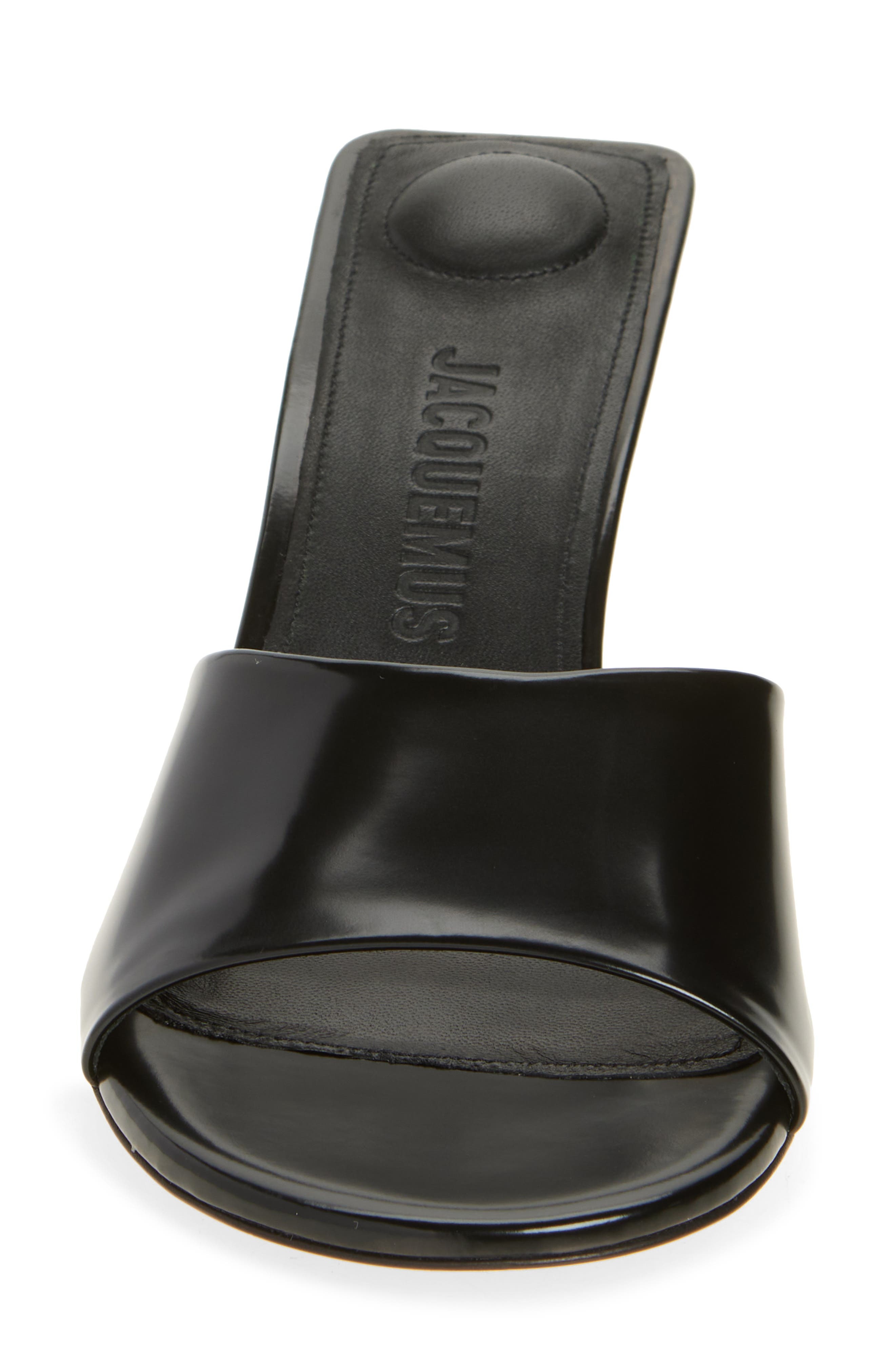 Jacquemus Les Mules Cubisto Sandal in Black at Nordstrom - 4