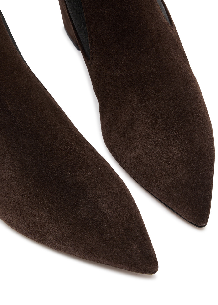 Paris Texas Anja 70 Suede Ankle Boots - 3