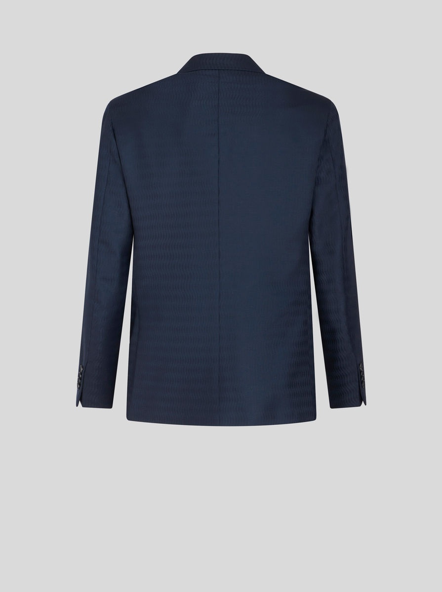 WOOL JACQUARD JACKET - 6