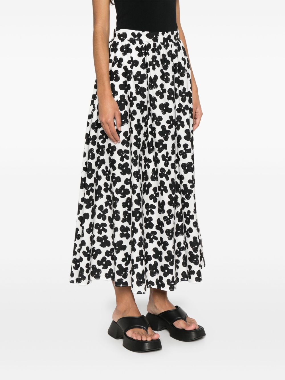 floral-print maxi skirt - 3