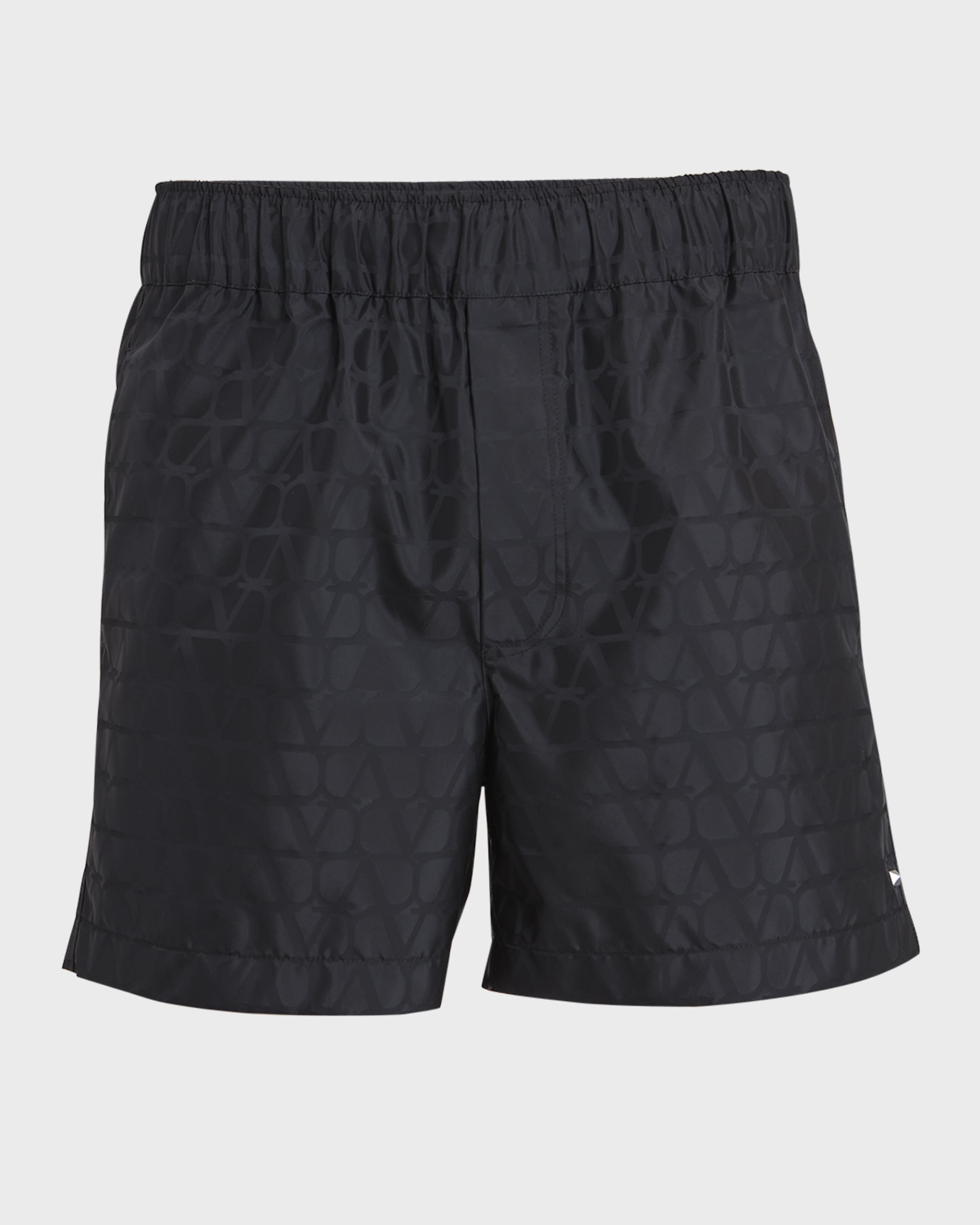 Men's Tonal Toile Icongraphe Swim Shorts - 1