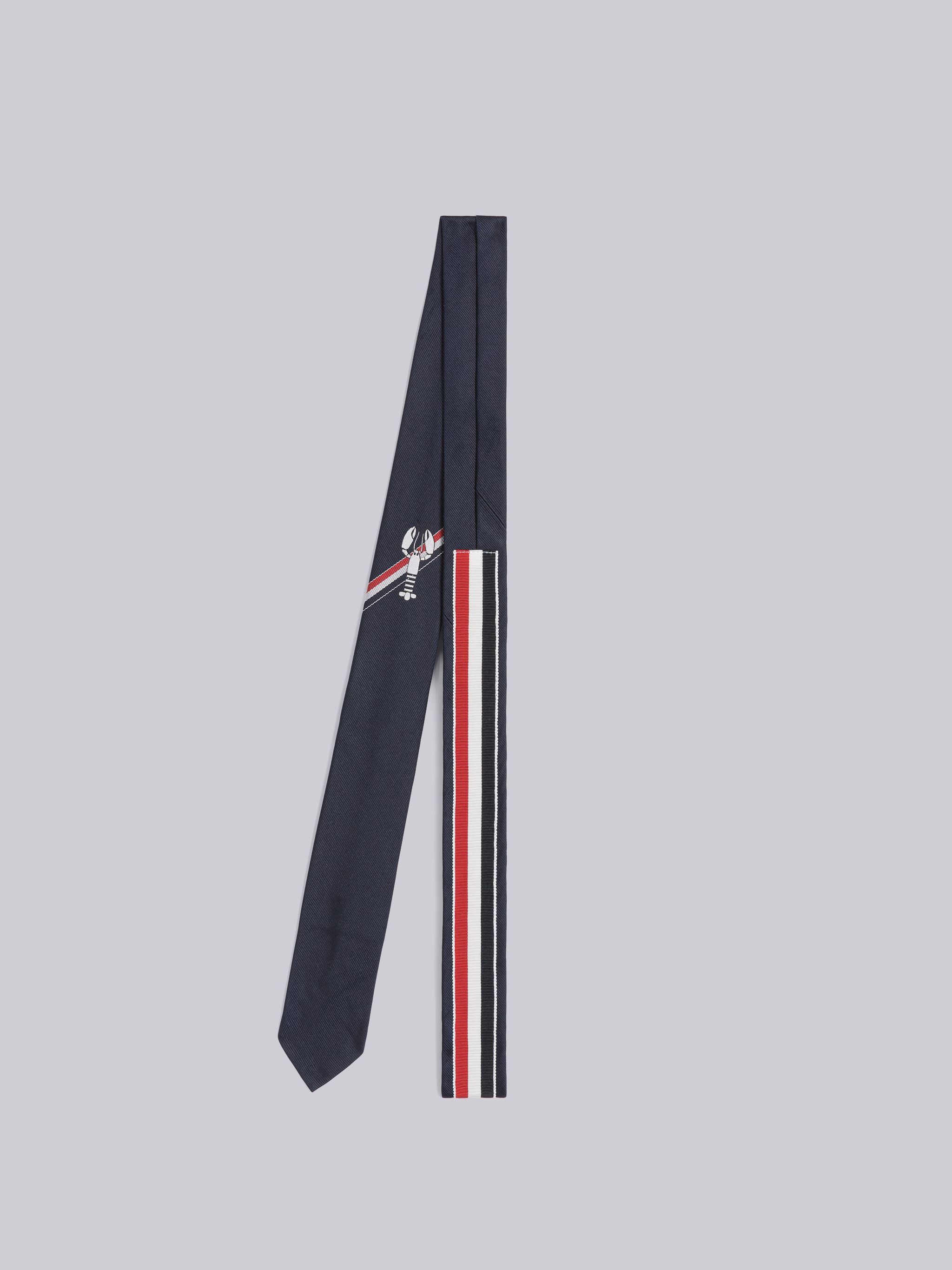 Lobster Jacquard Stripe Classic Tie - 3