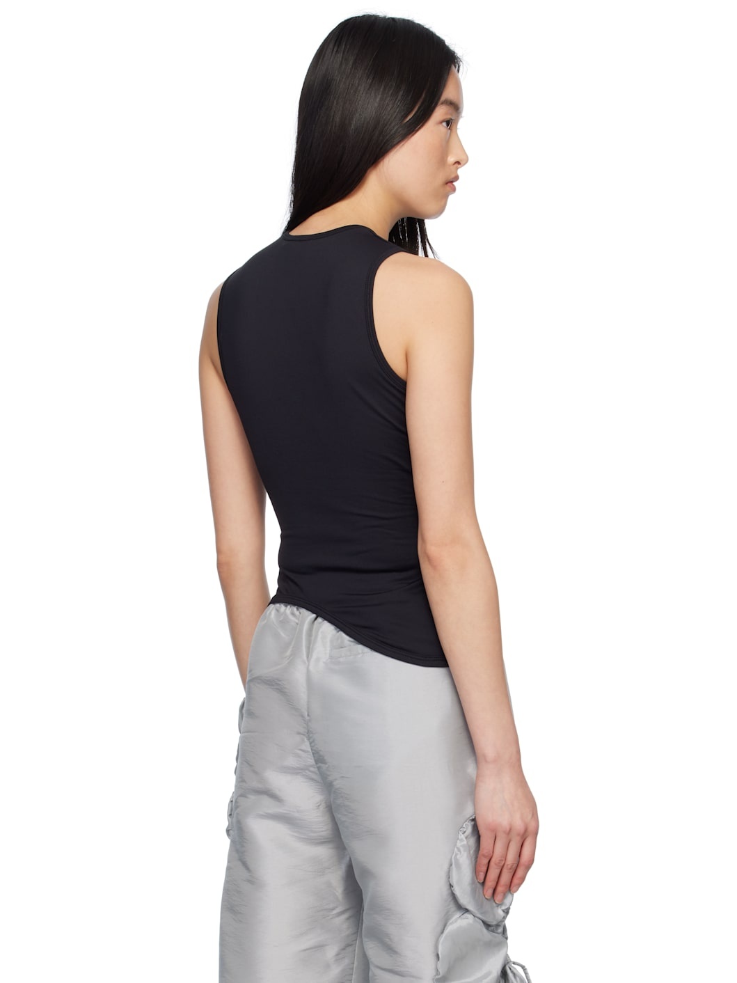 Black Ying-Yang Tank Top - 3