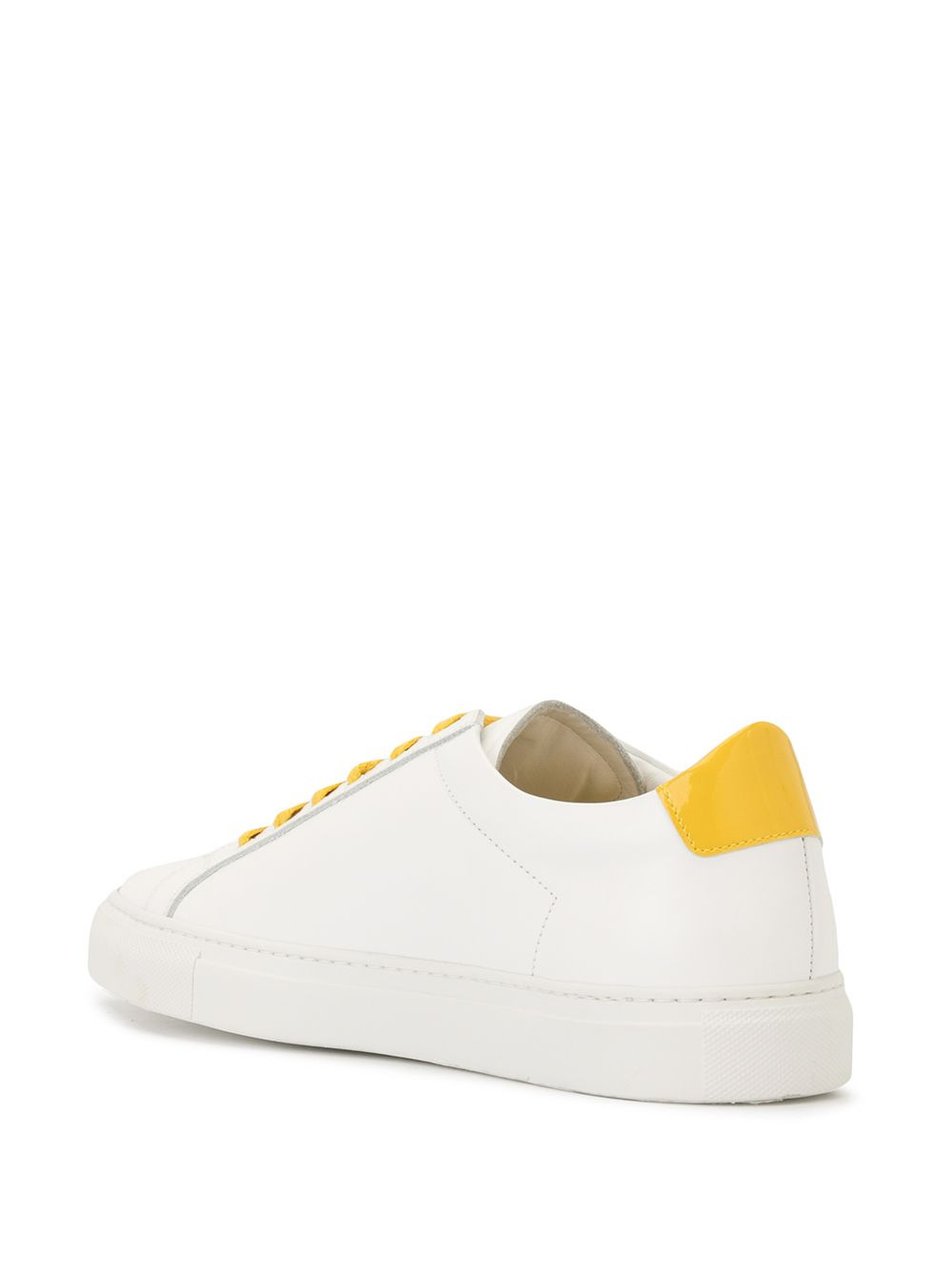 contrast shoelace sneakers - 3