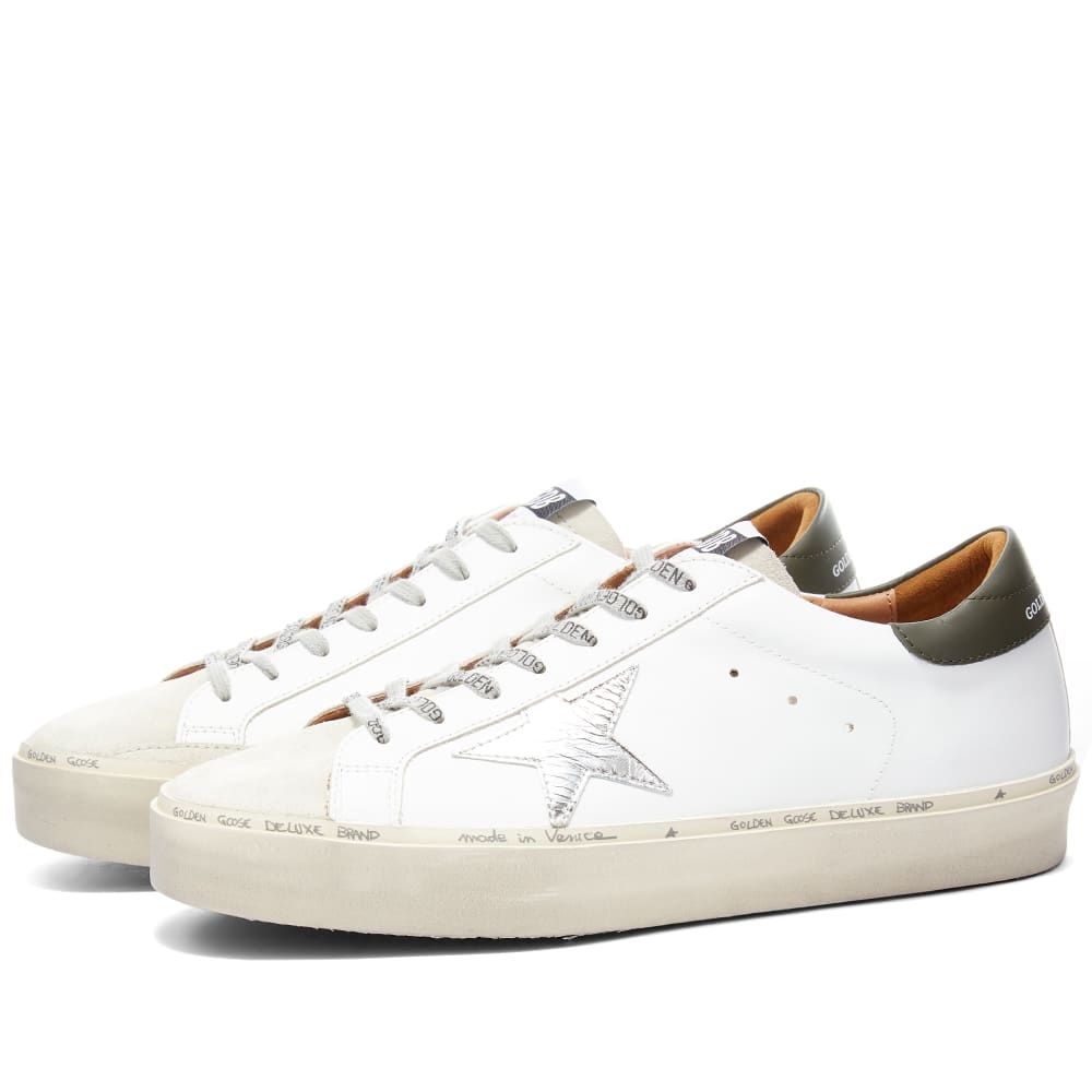 Golden Goose Hi Star Leather Metal Logo Sneaker - 1