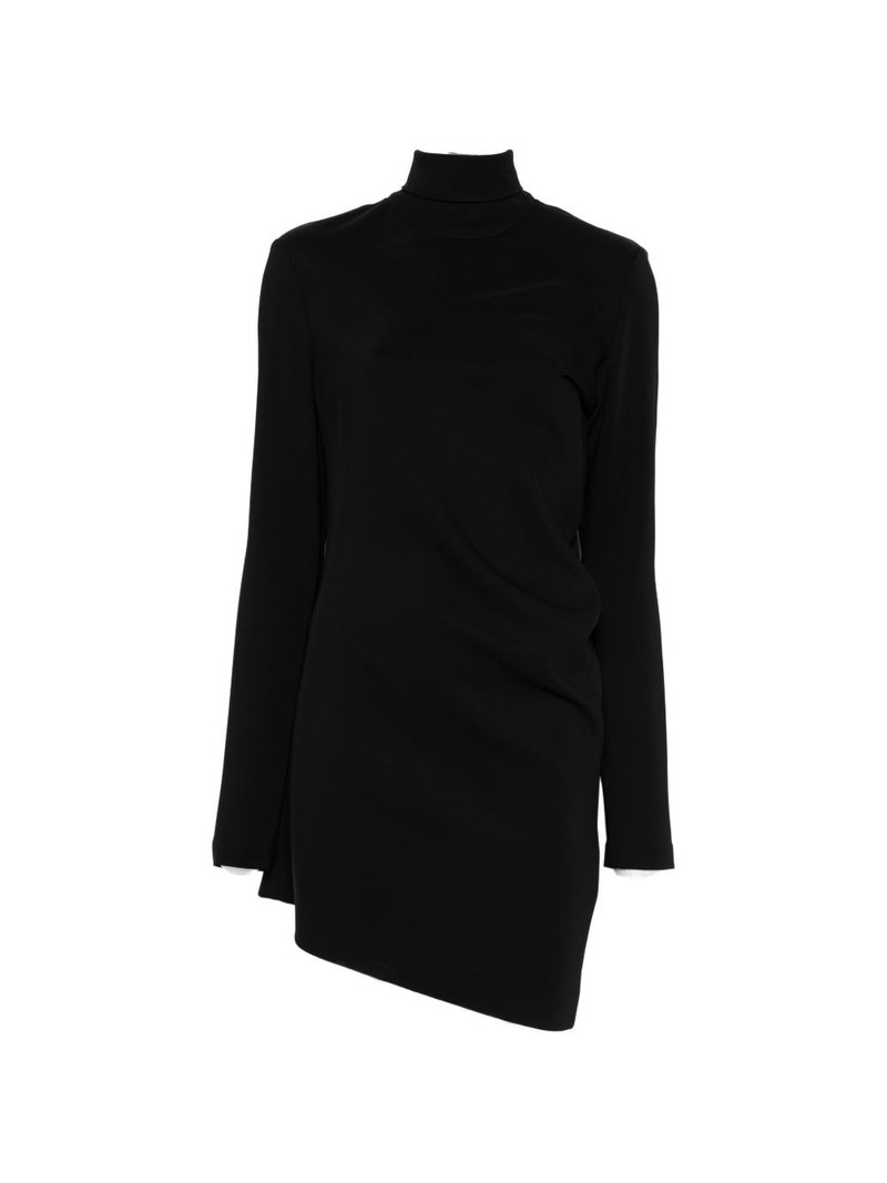 high-neck twist blouse 1