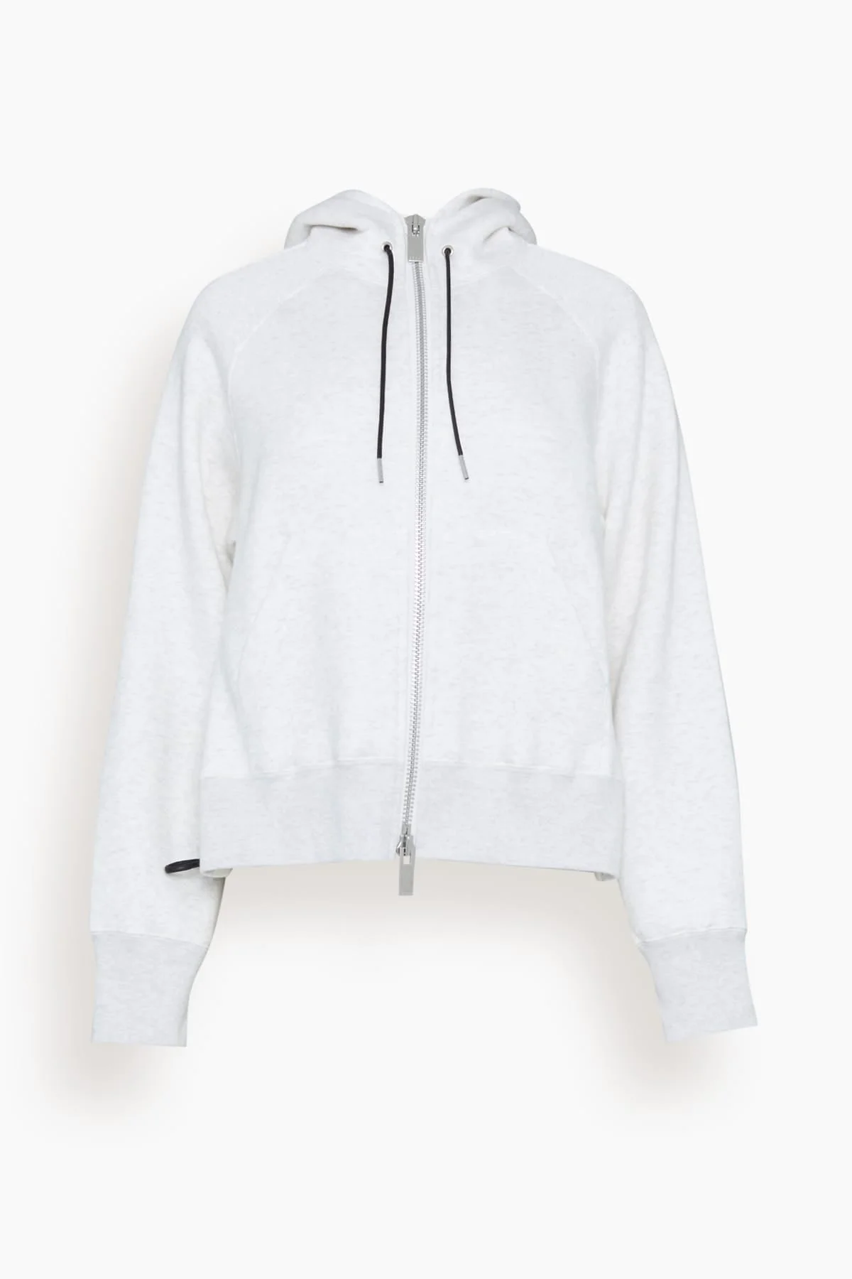 Cotton Jersey Hoodie in Off White - 1