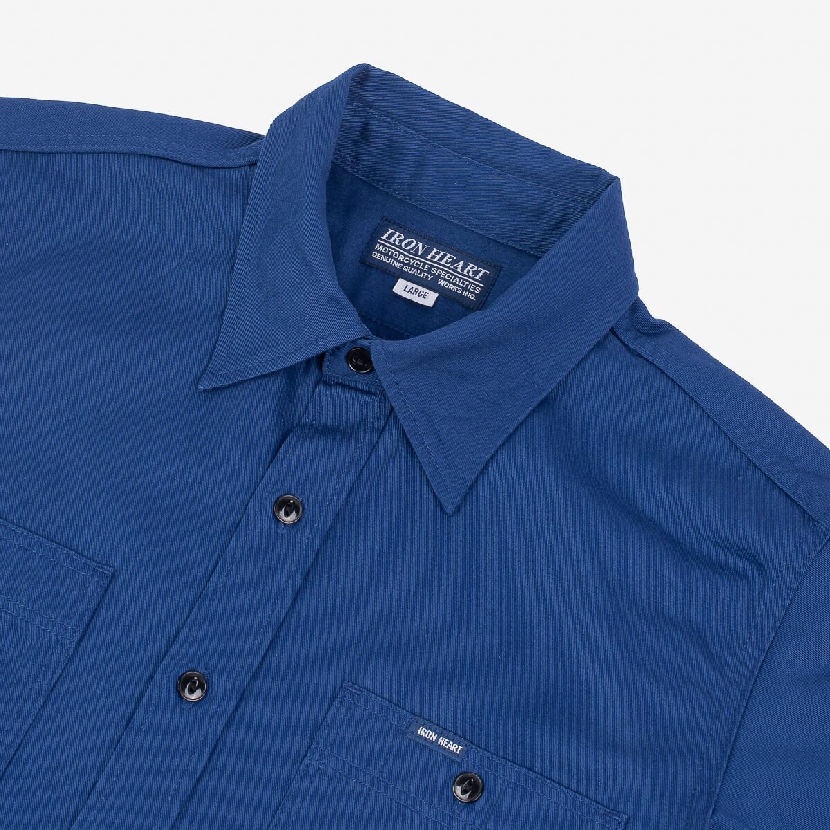 7oz Chino Work Shirt - Blue - 5