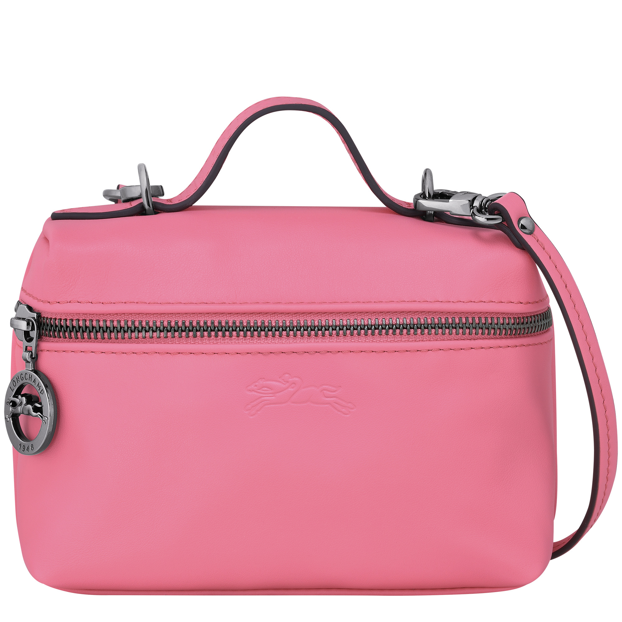 Longchamp, Bags, Longchamp Le Pliage Red Cosmetics Case