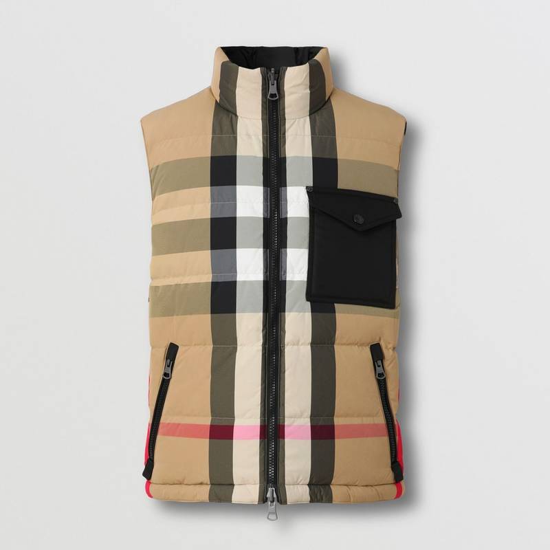 Reversible 검사 나일론 Puffer Gilet 1