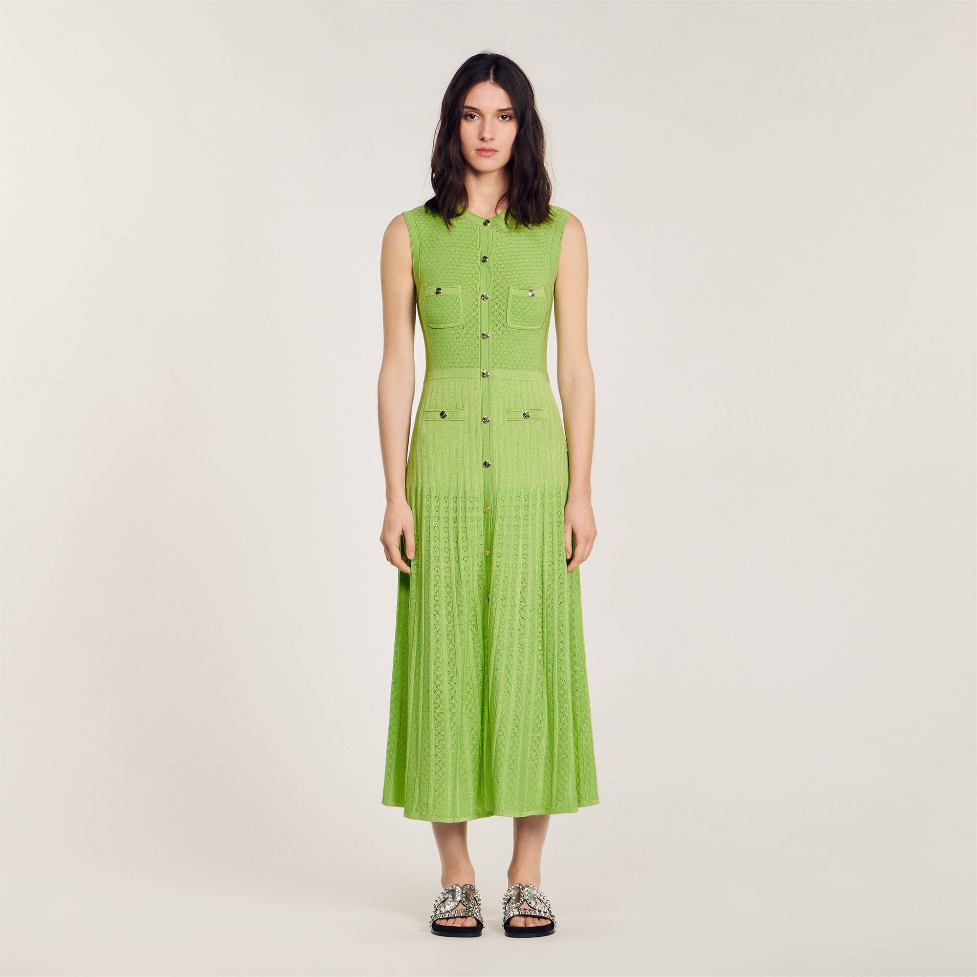 KNIT MIDI DRESS - 3