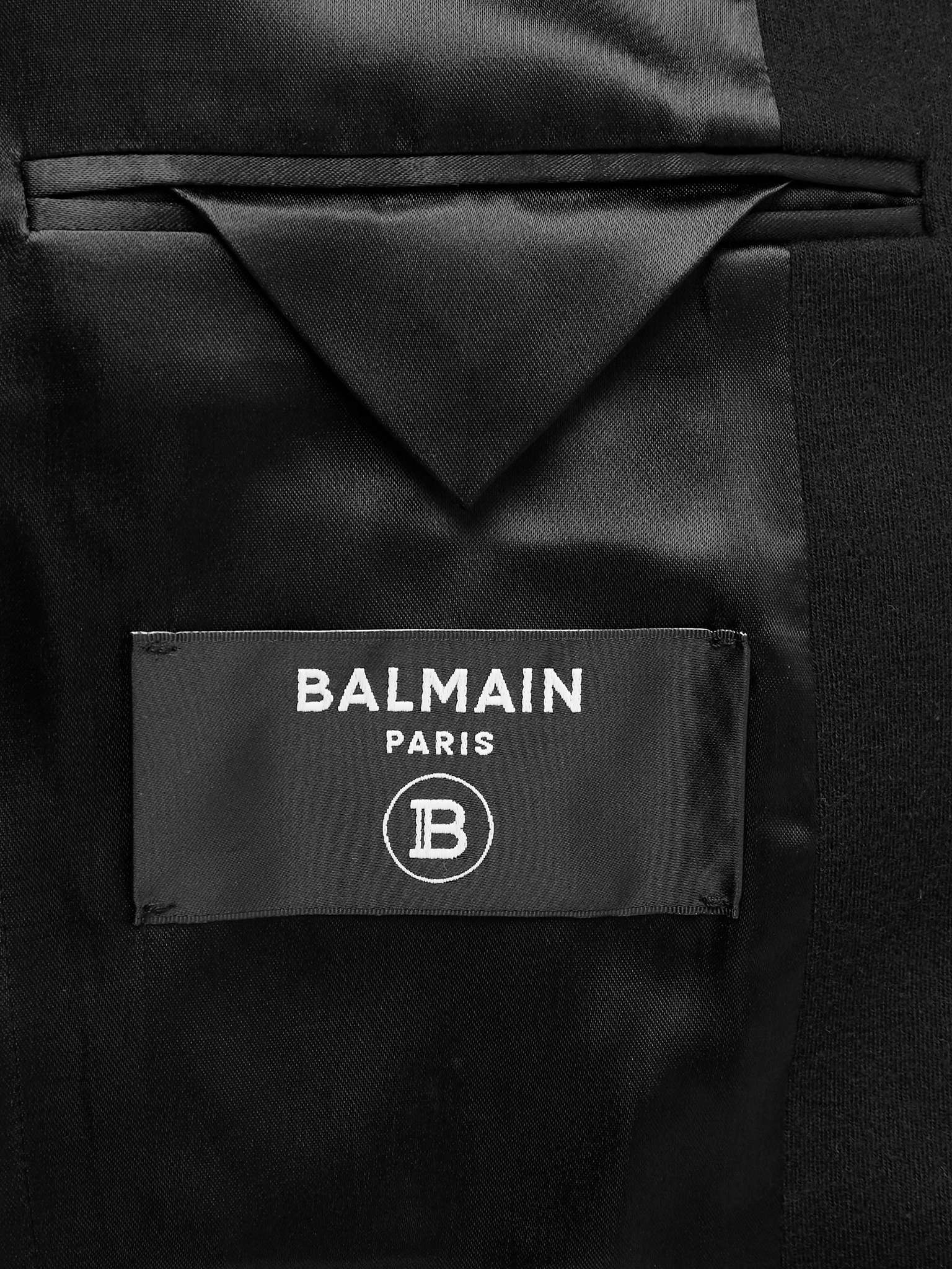 Double-Breasted Wool and Cashmere-Blend Blazer - 6