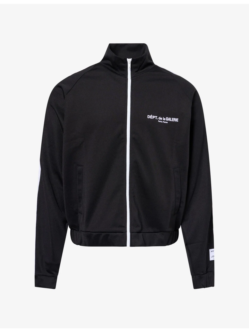 French Embossed-Logo Cotton-Jersey Track Jacket - 1