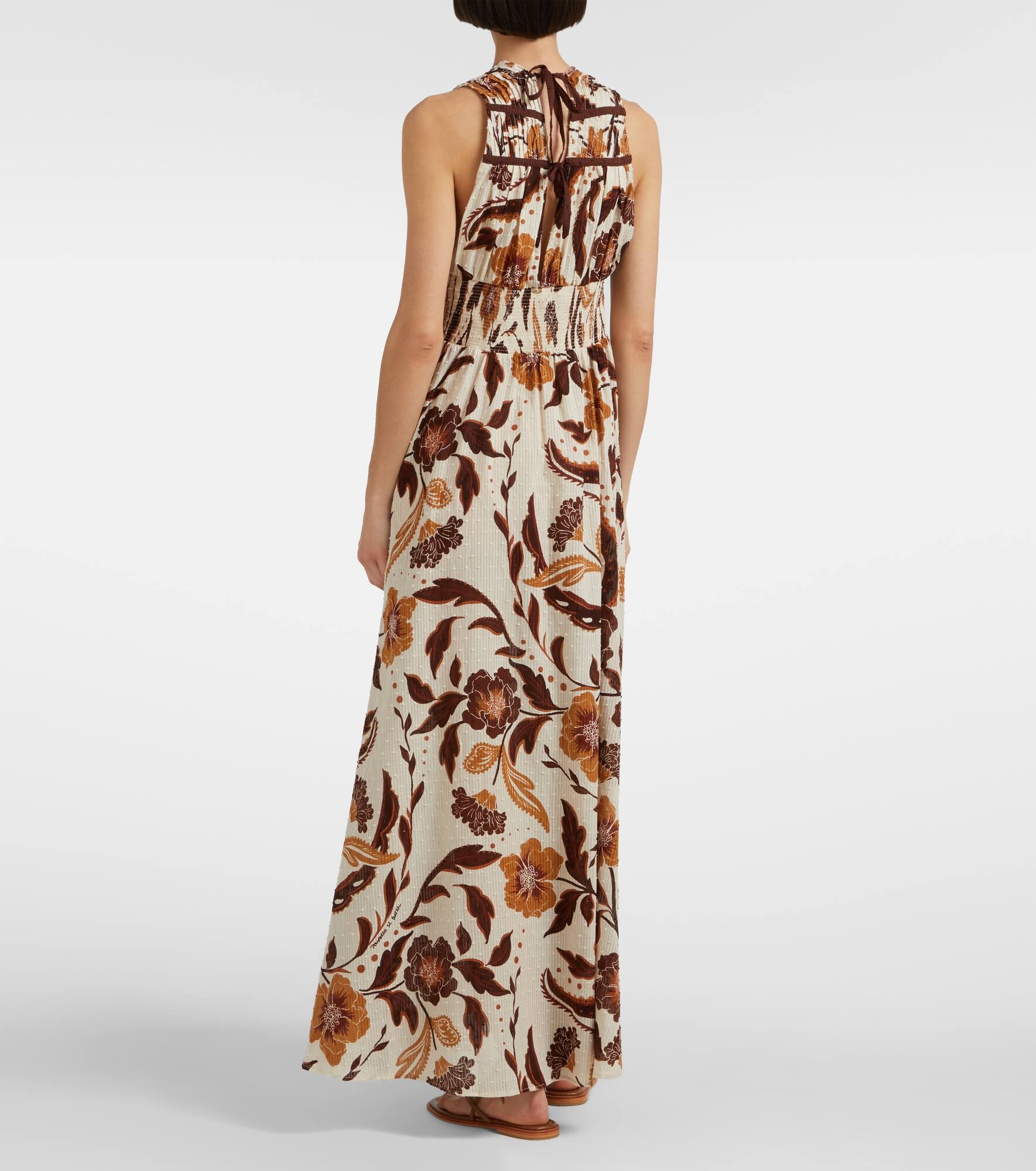 Chiara floral cotton maxi dress - 3