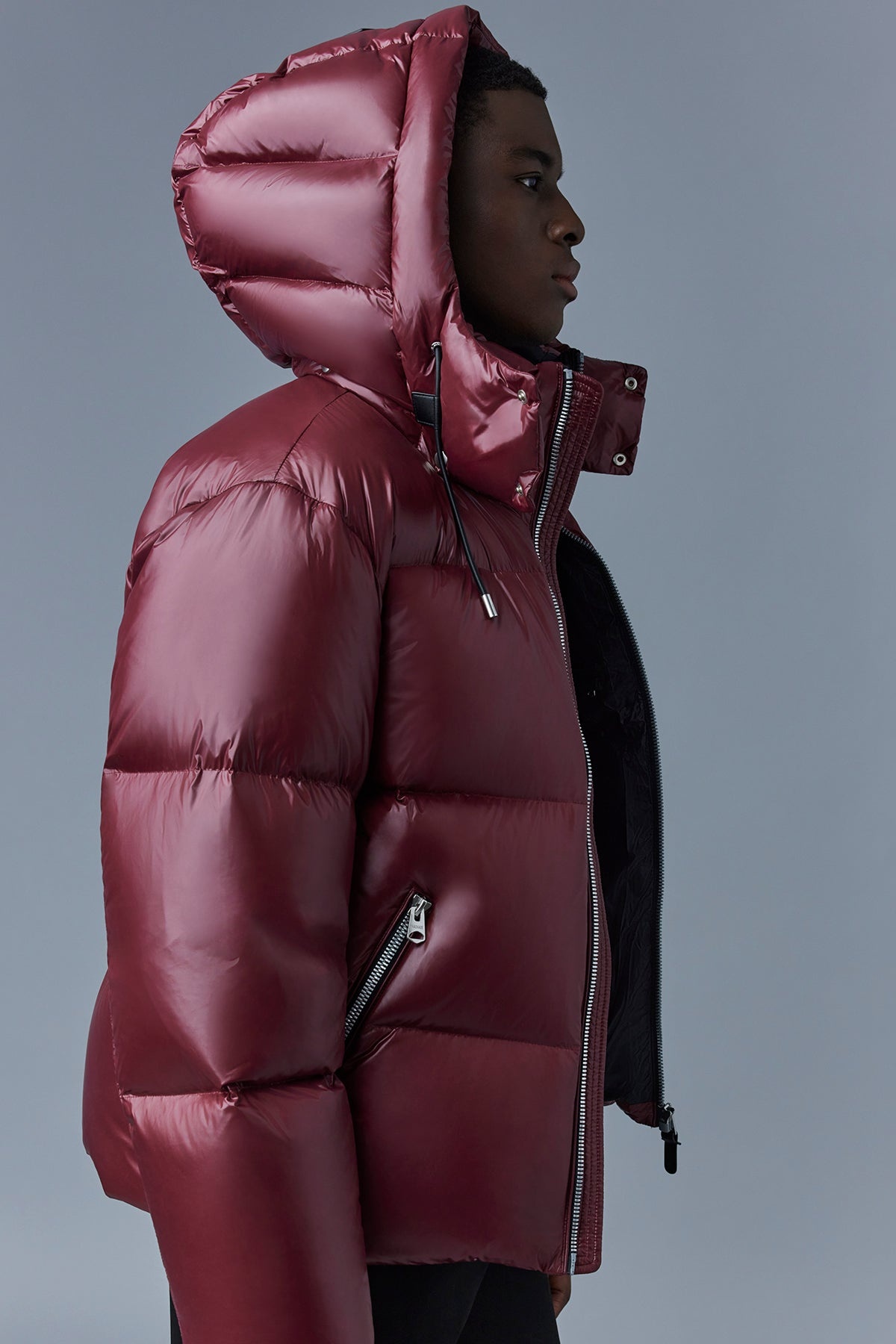 KENT-Z lustrous down jacket with hood - 5