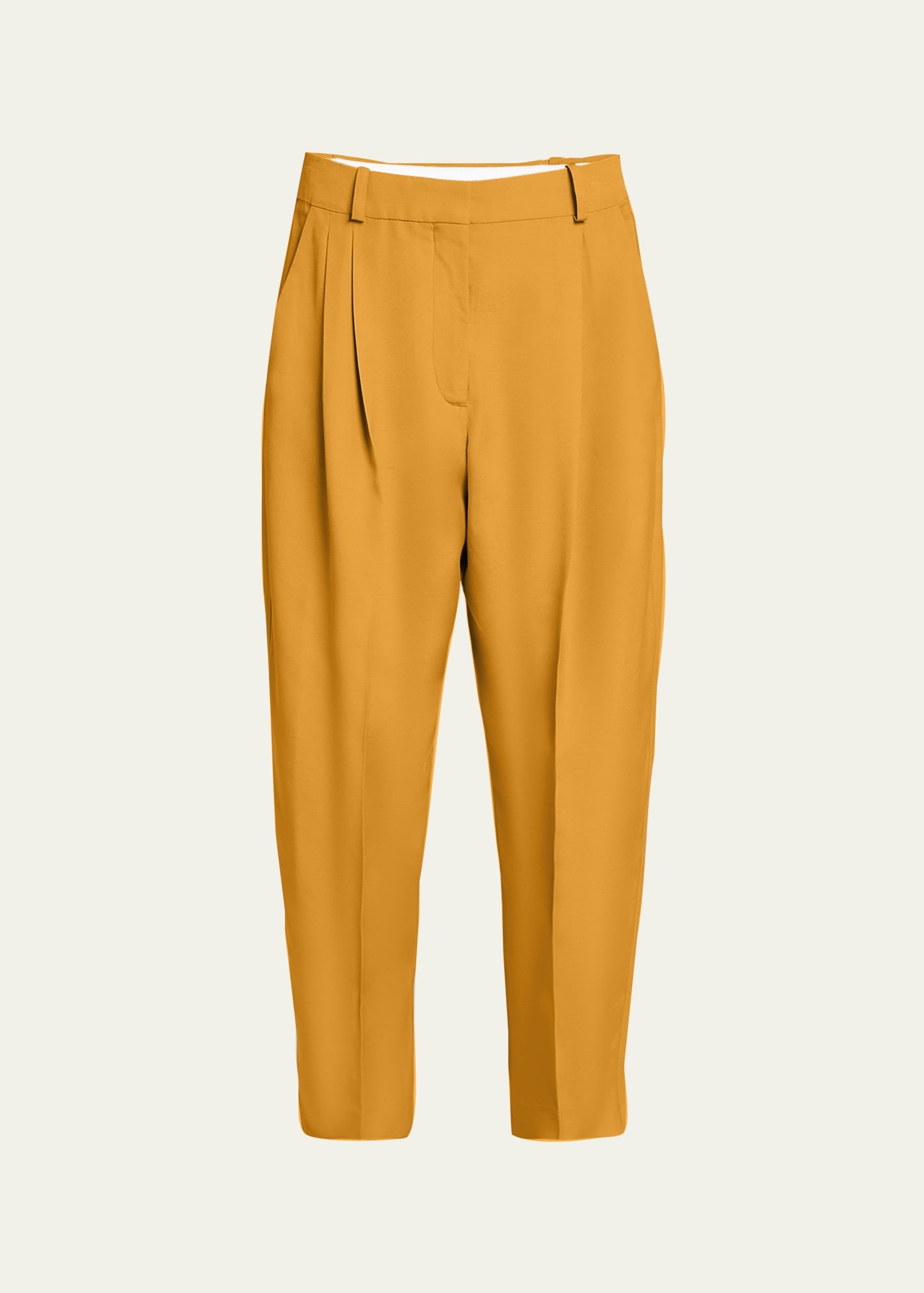 Iconic Pleated Crop Trousers - 1