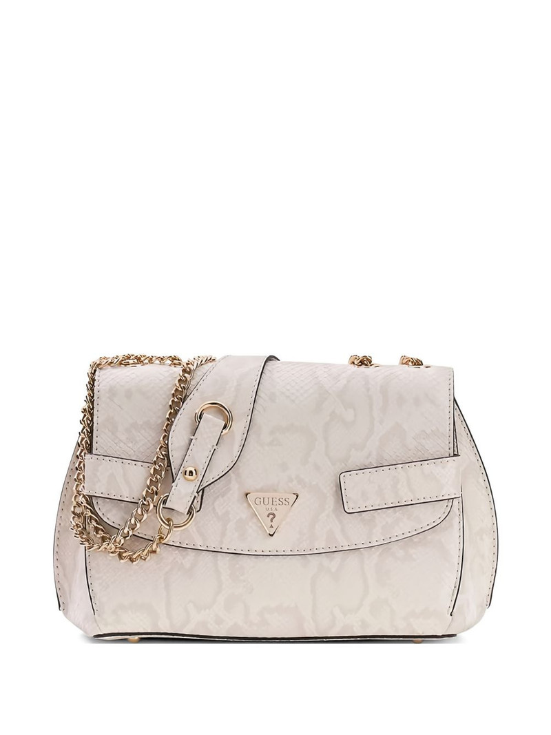 Serenova snakeskin-print shoulder bag 1