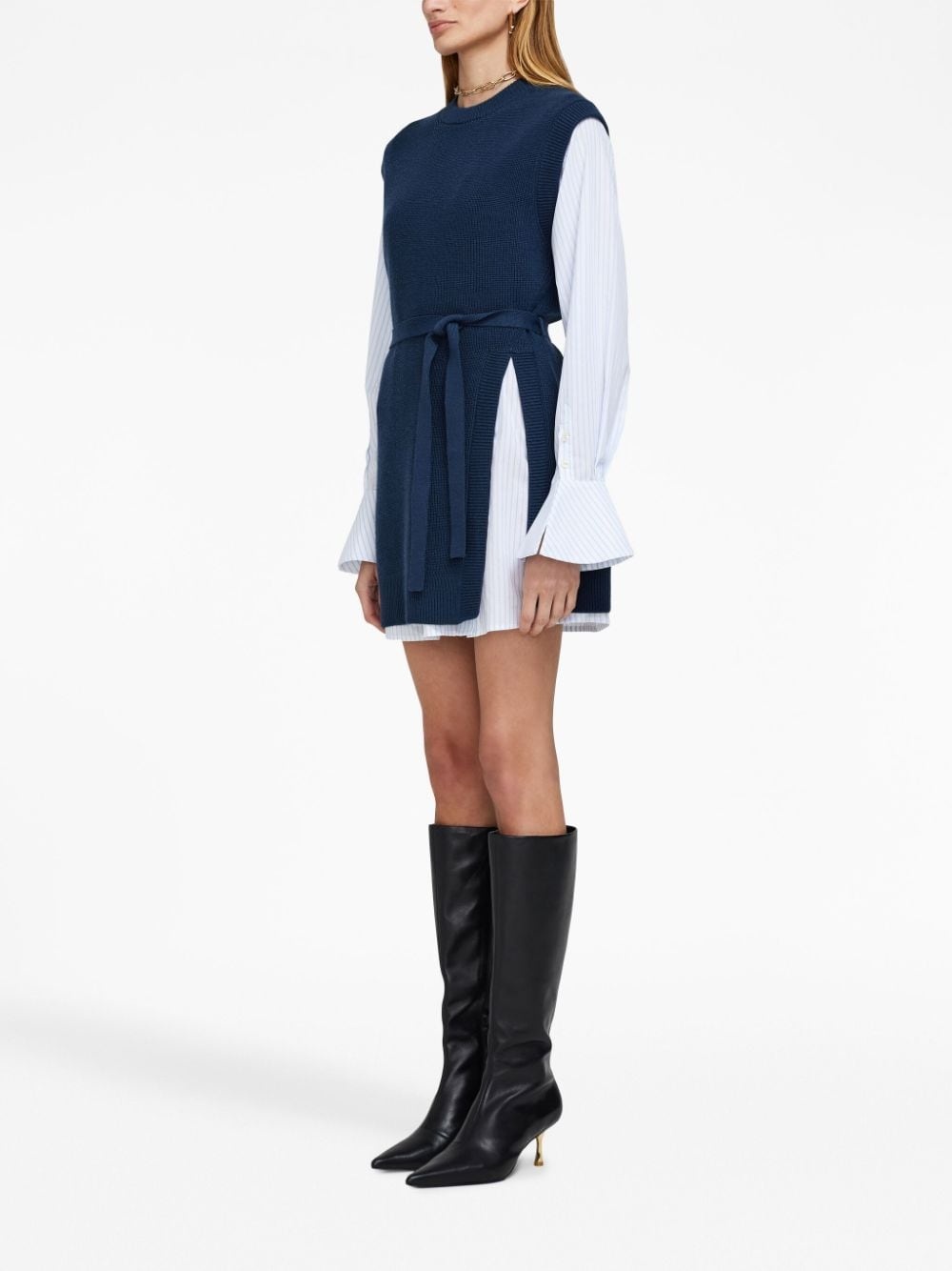 Shai layered mini shirtdress - 3