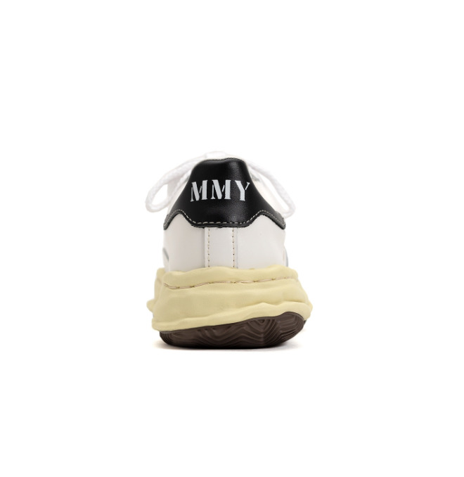 Maison MIHARA YASUHIRO BLAKEY VL OG Sole Leather Low-top Sneaker 'White' A09FW731-WHT - 3